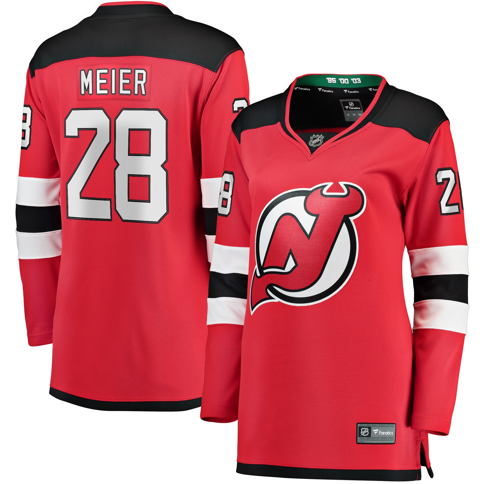 Timo Meier New Jersey Devils Women S Home Breakaway Player Jersey Red
