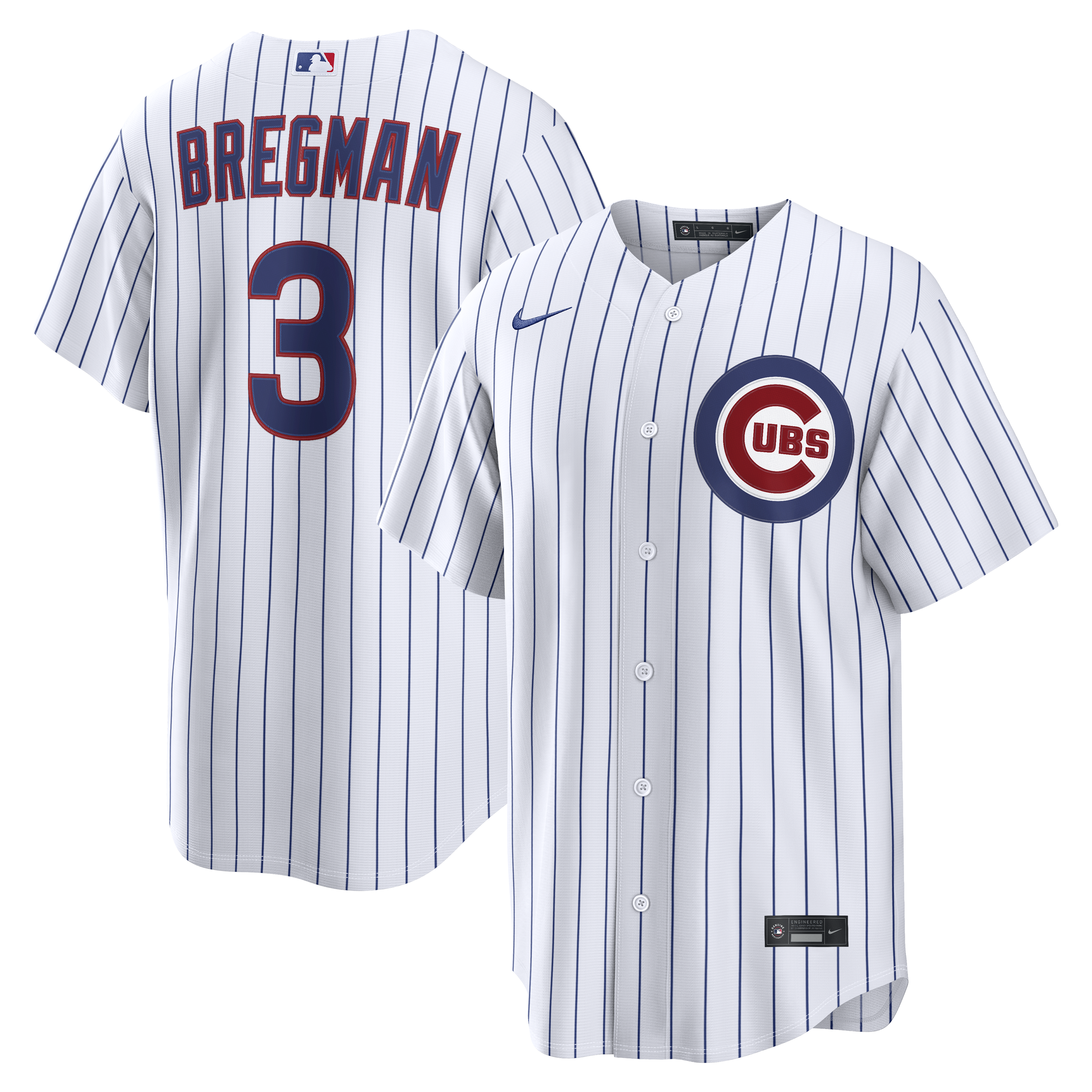 Alex Bregman Chicago Cubs Home Replica Jersey White