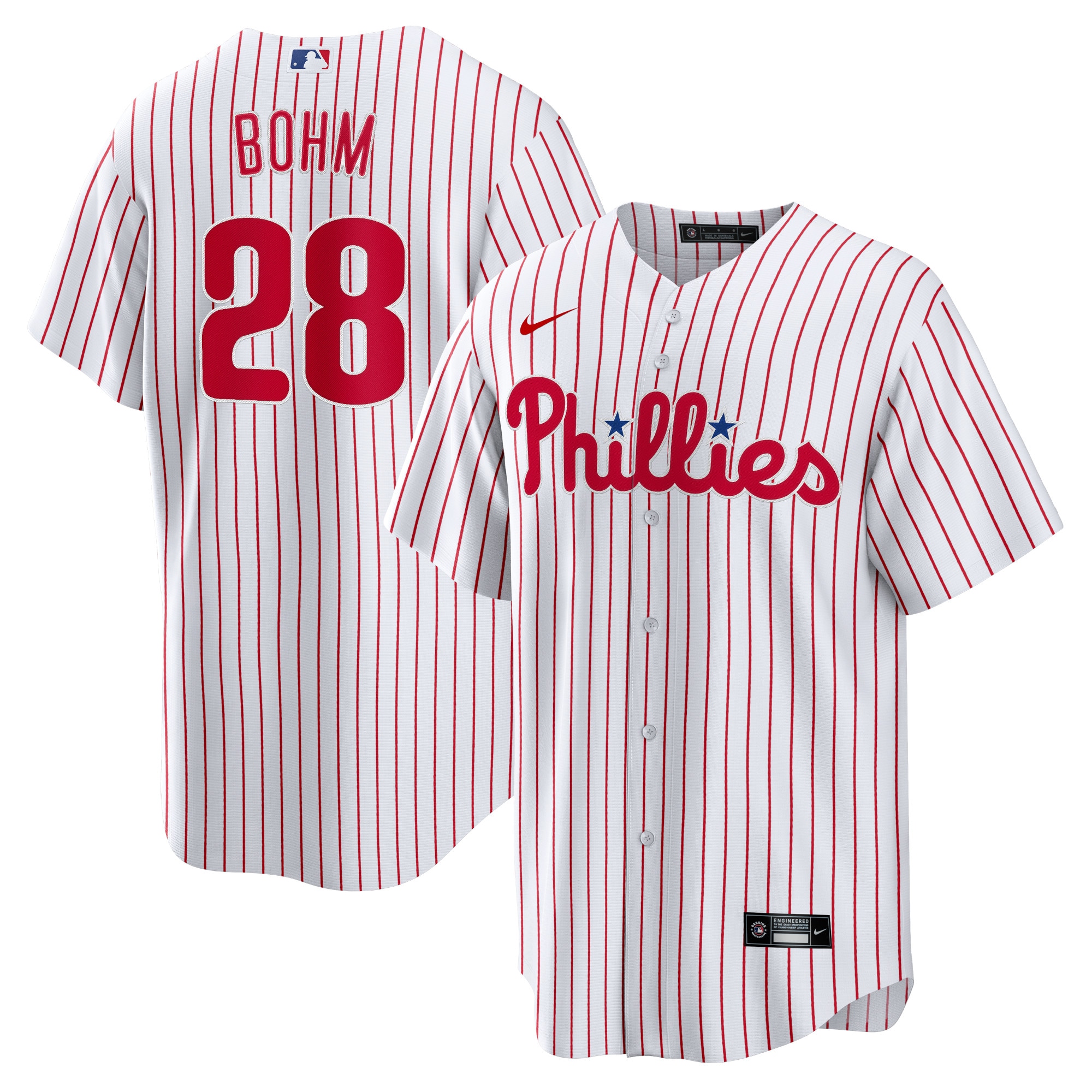 Alec Bohm Philadelphia Phillies Replica Player Jersey White