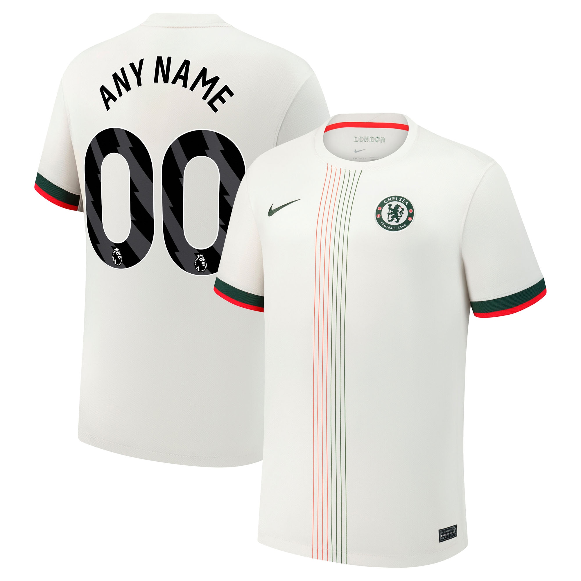 Chelsea 2025/26 Away Replica Custom Jersey Cream