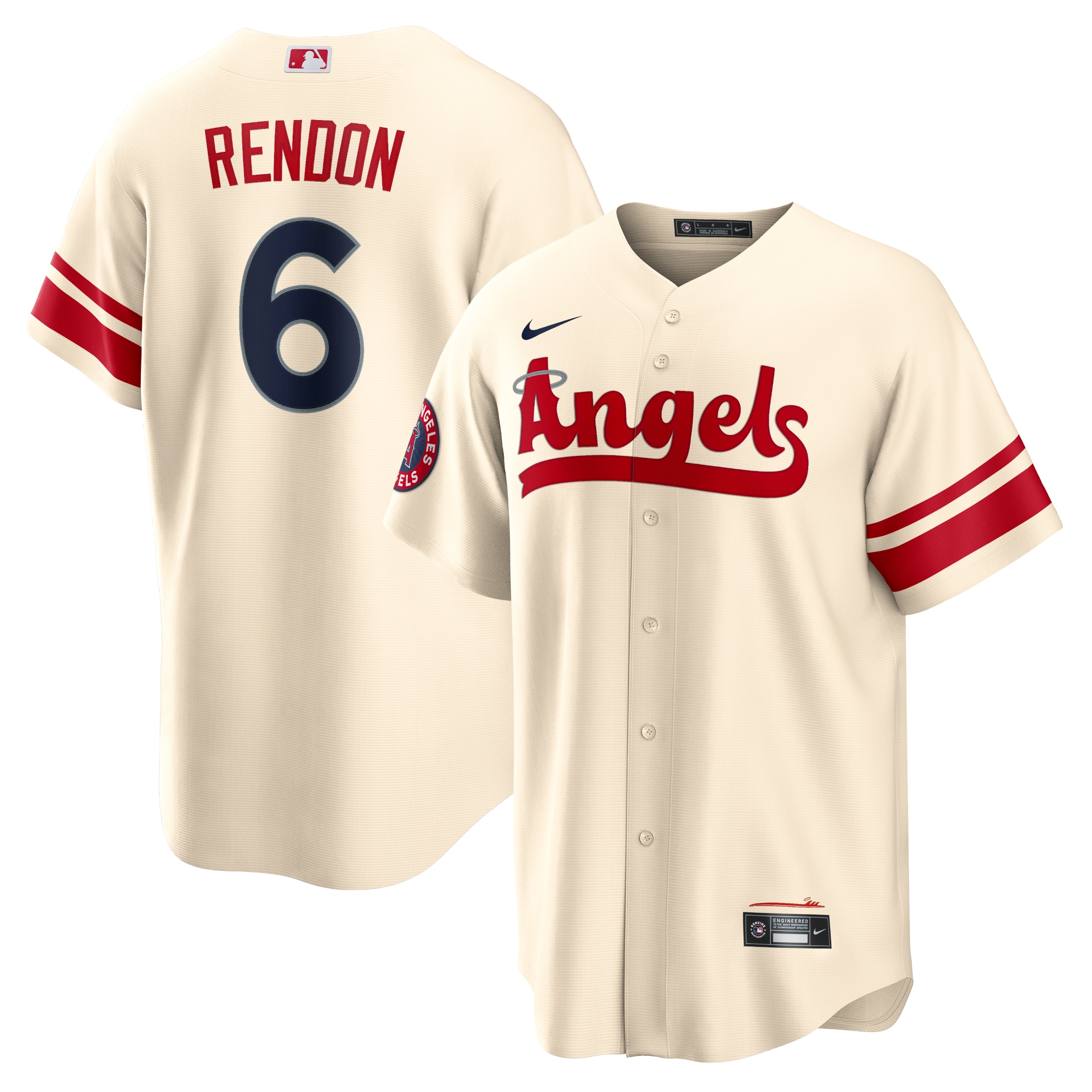 Anthony Rendon Los Angeles Angels City Connect Replica Player Jersey Cream