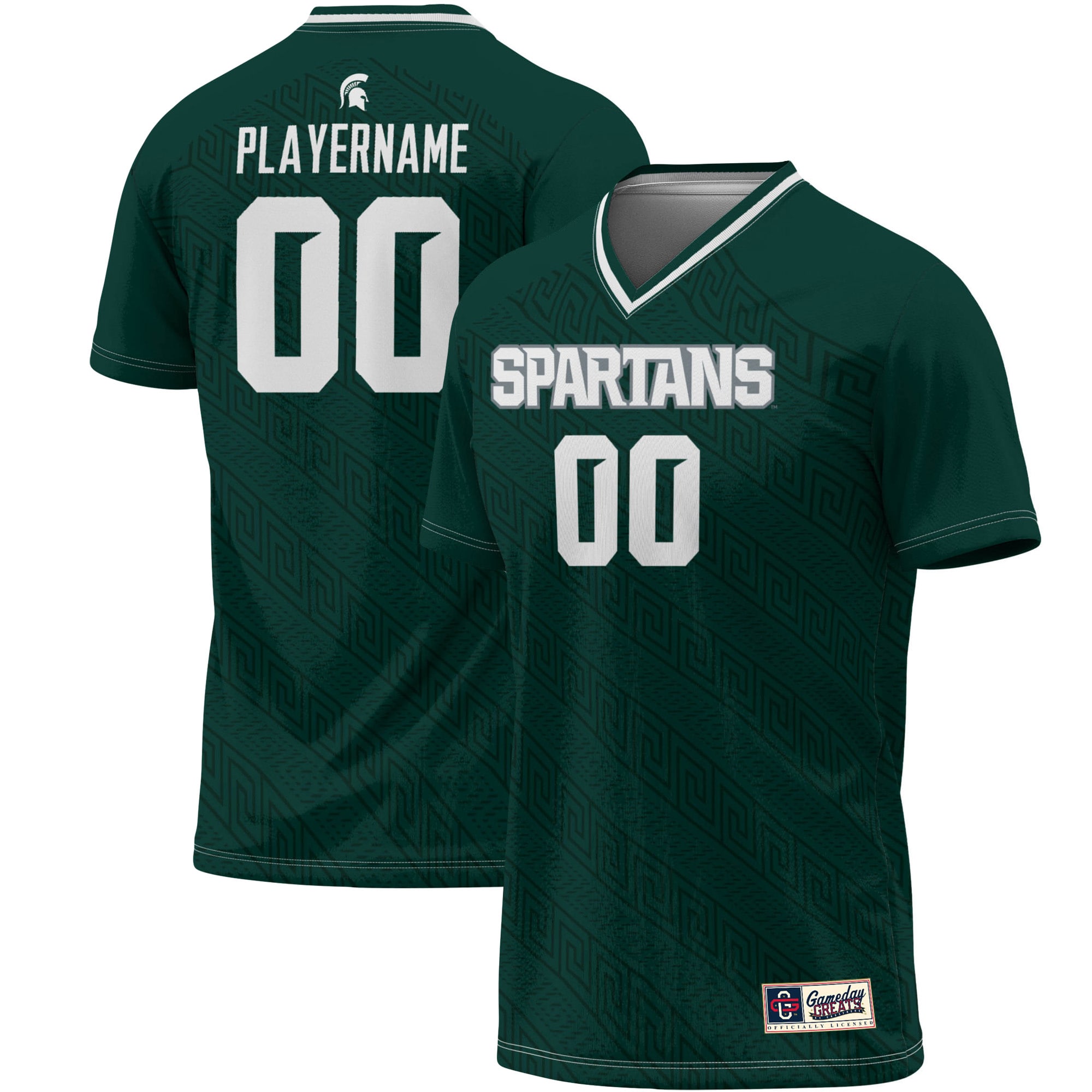 Michigan State Spartans Gameday Greats Nil Pick A Player Lightweight Soccer Jersey Green