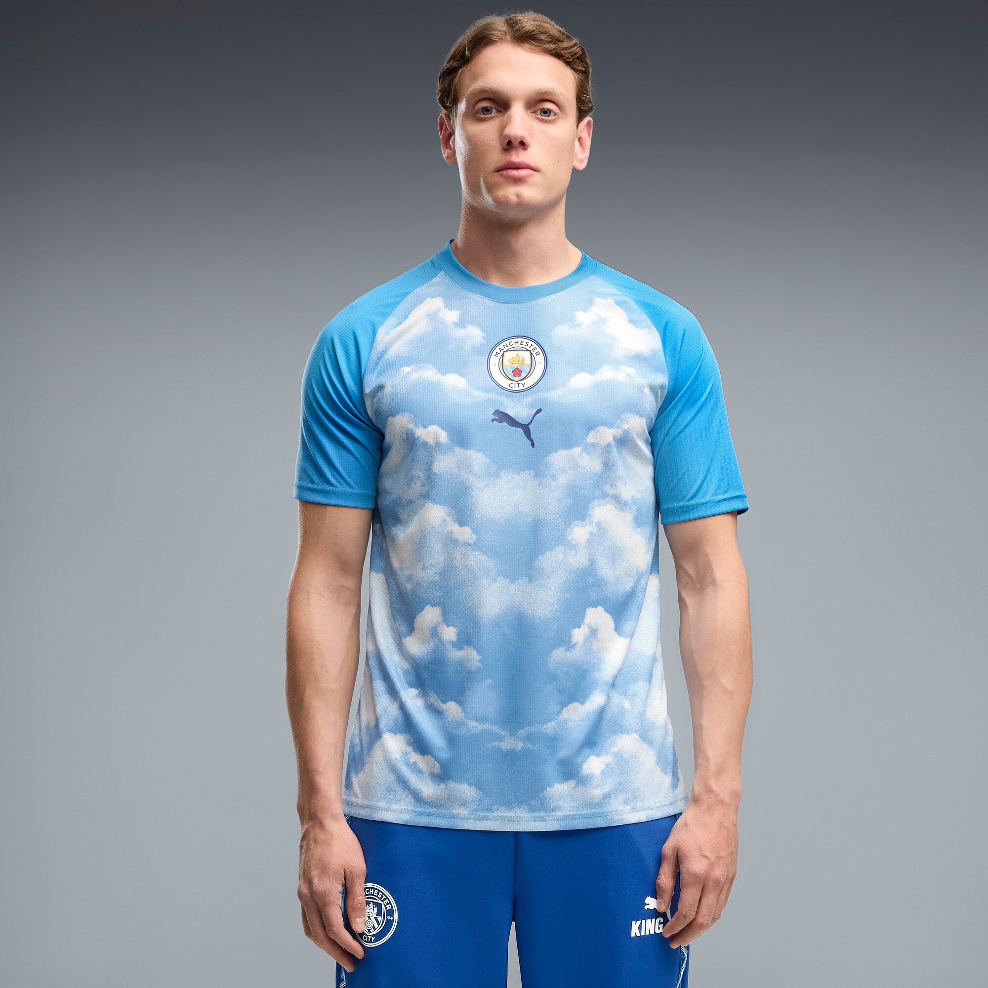 Manchester City 2026/27 Pre Match Top Sky Blue