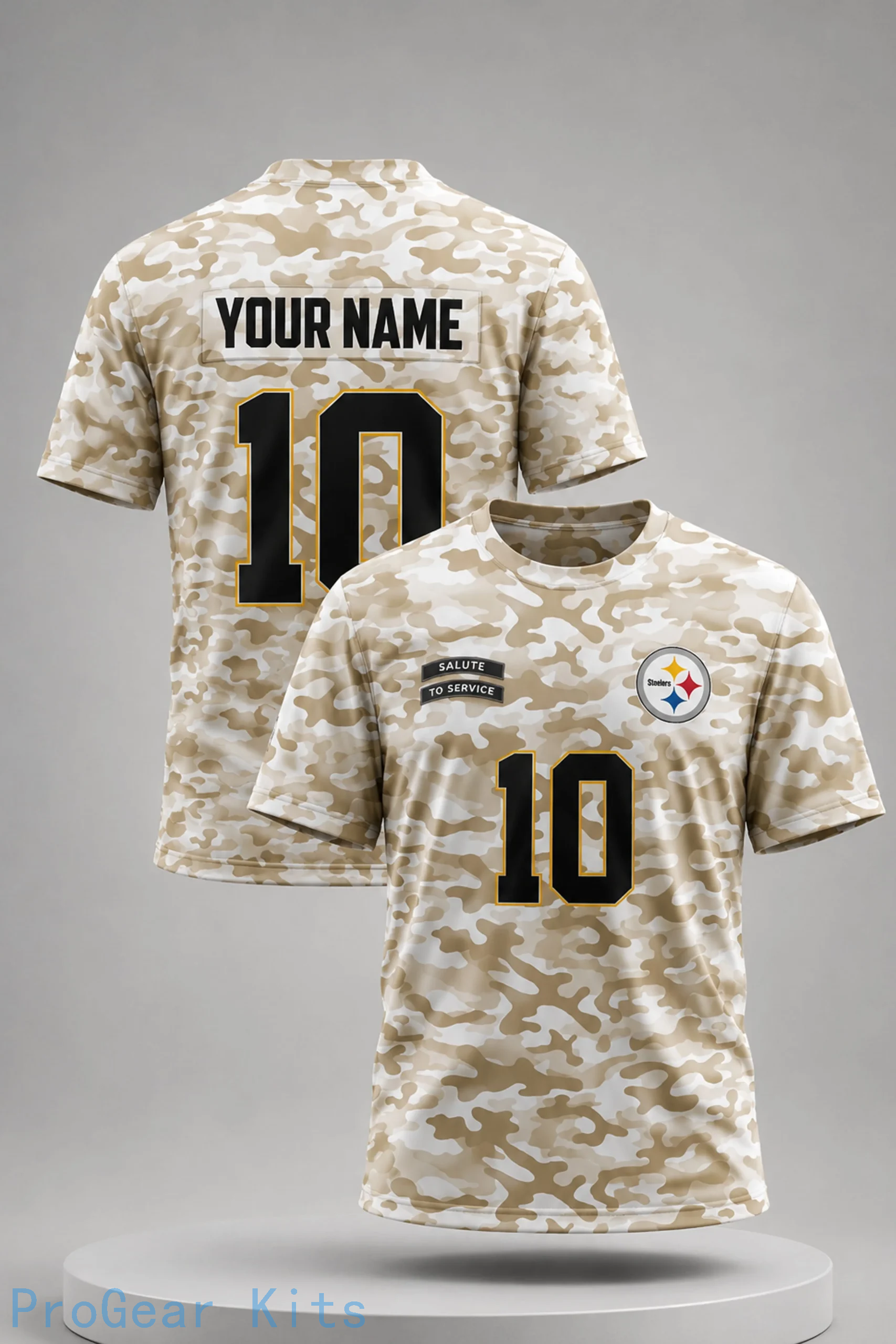 Pittsburgh Steelers Service Camo NFL Jersey