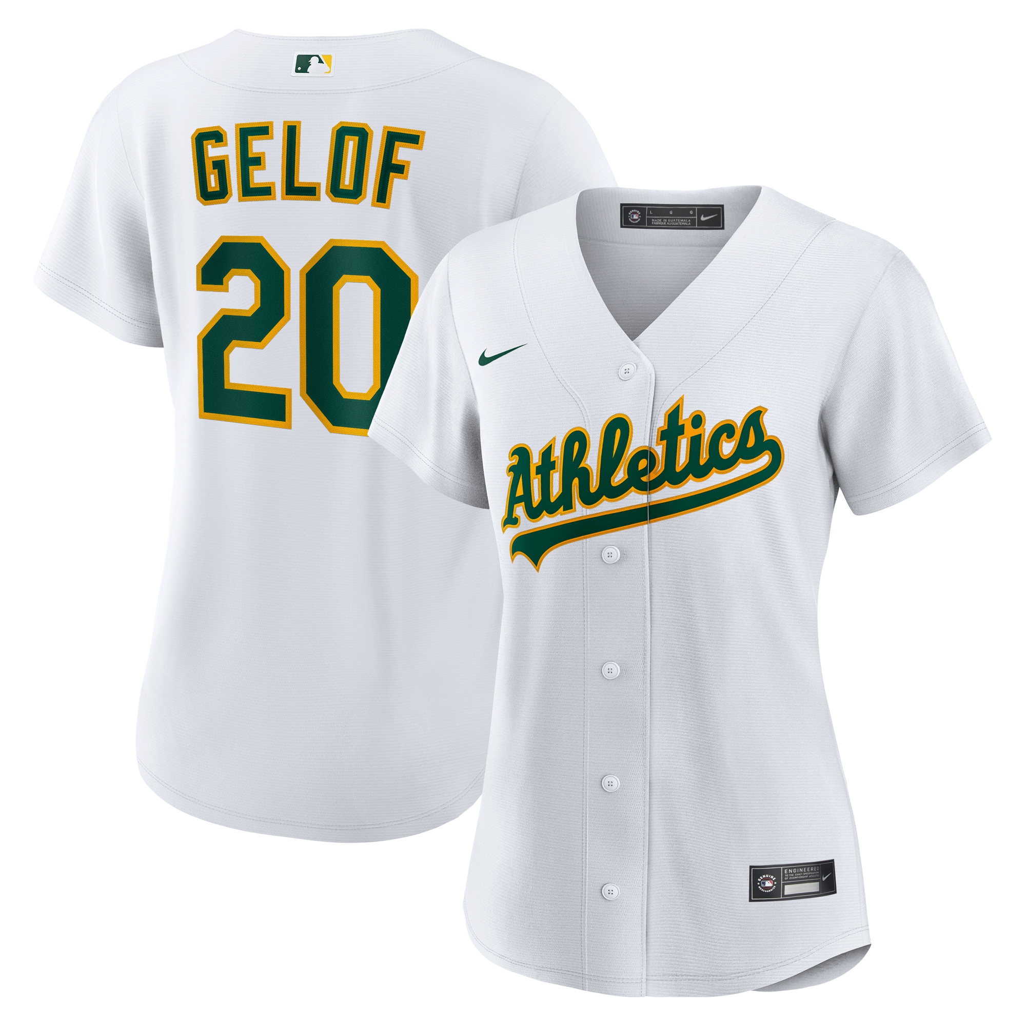 Zack Gelof Athletics Women S Home Replica Player Jersey White