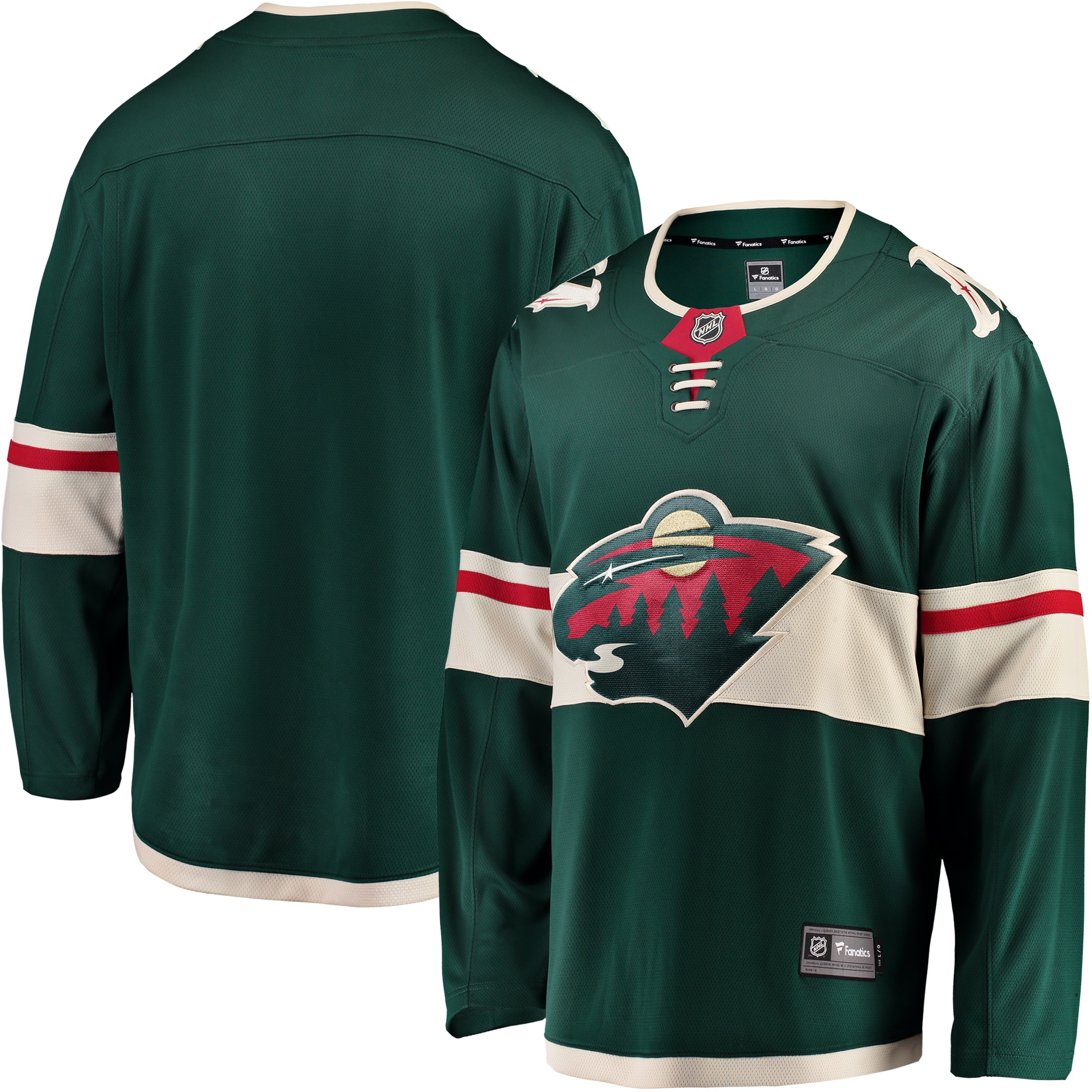 Minnesota Wild Breakaway Home Jersey Green