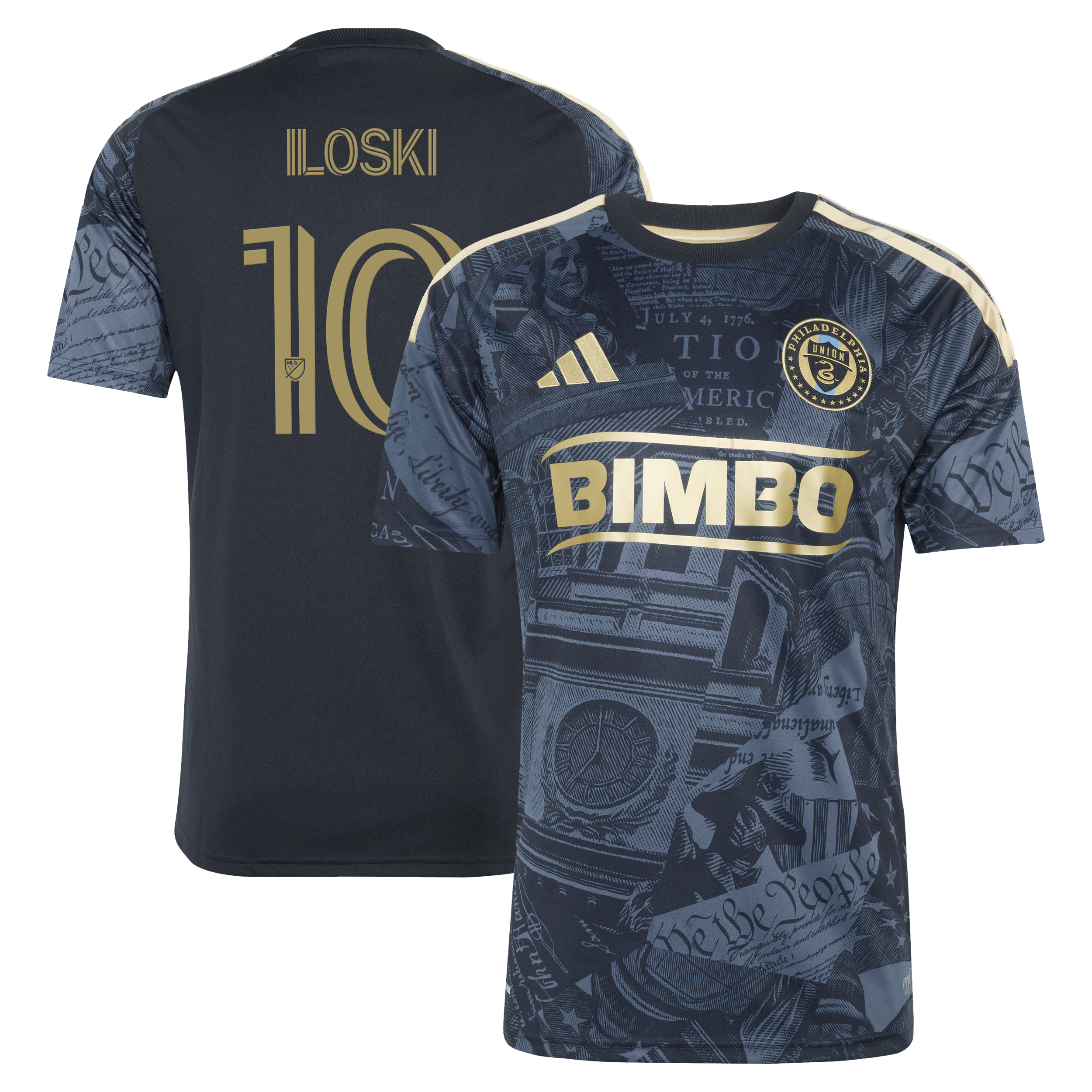 Milan Iloski Philadelphia Union 2026 1776 Kit Replica Jersey Navy