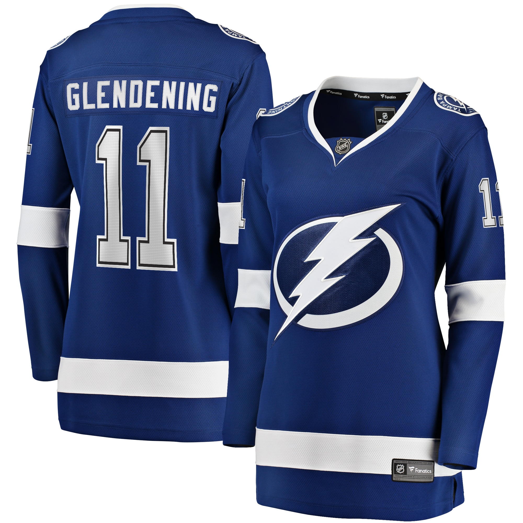 Luke Glendening Tampa Bay Lightning Home Breakaway Player Jersey Blue Men