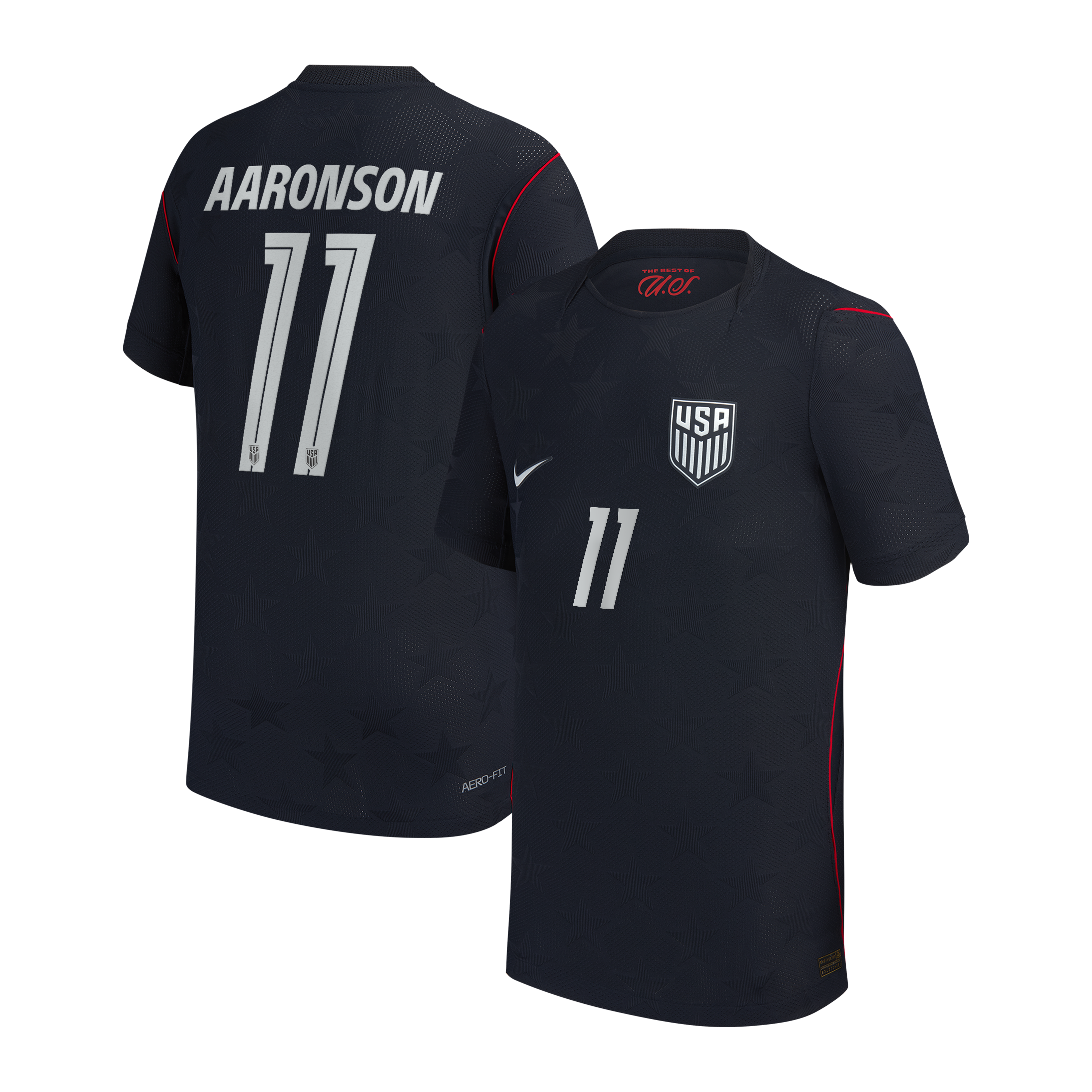 Brenden Aaronson Usmnt Women S 2026/27 Away Match Jersey Blue Women