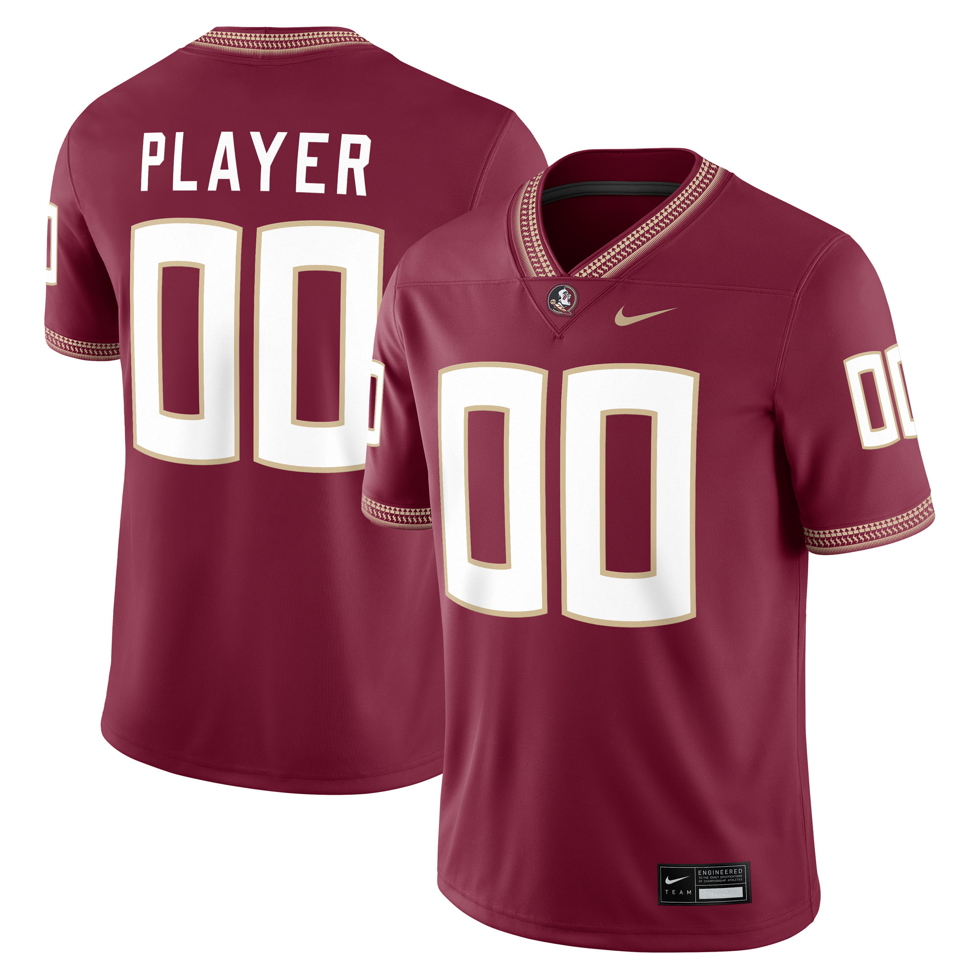 Florida State Seminoles Nil Pick A Player Game Jersey Garnet