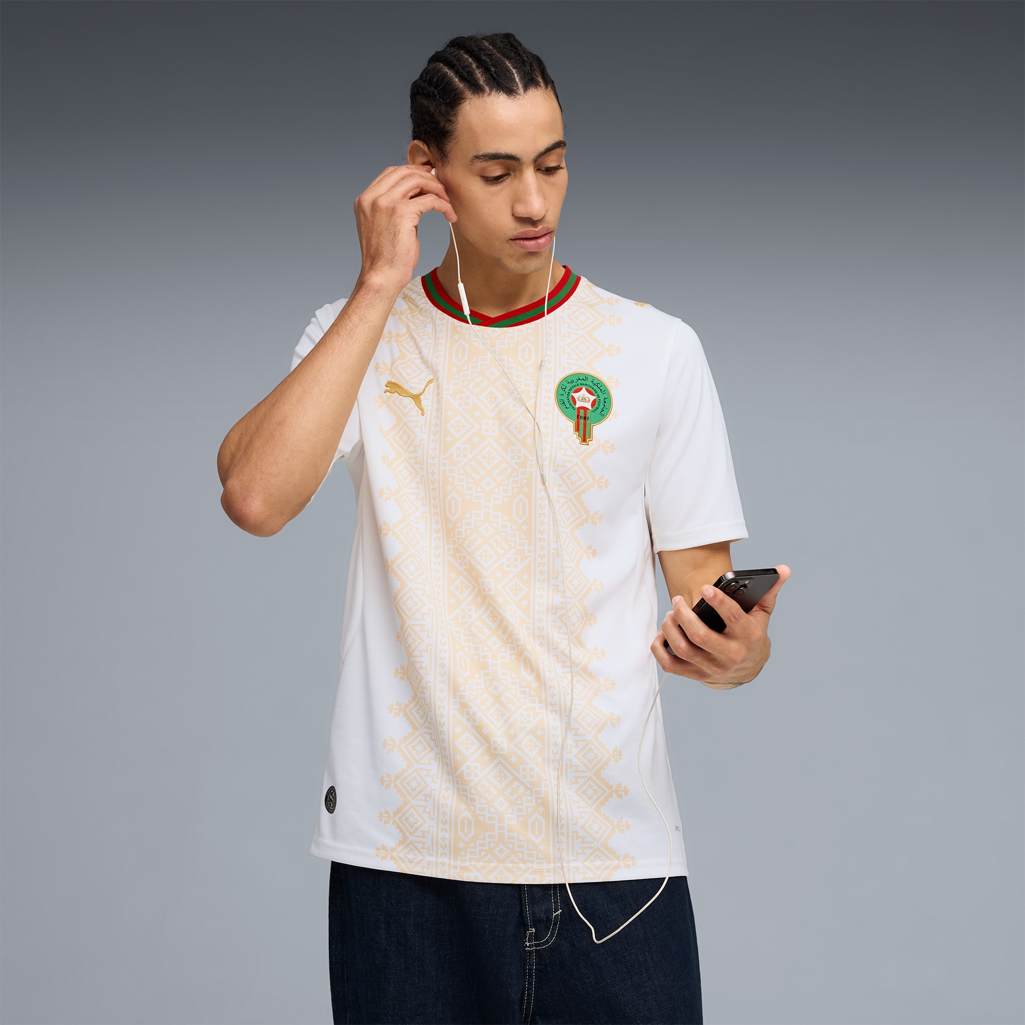Morocco National Team 2026 Away Replica Jersey White