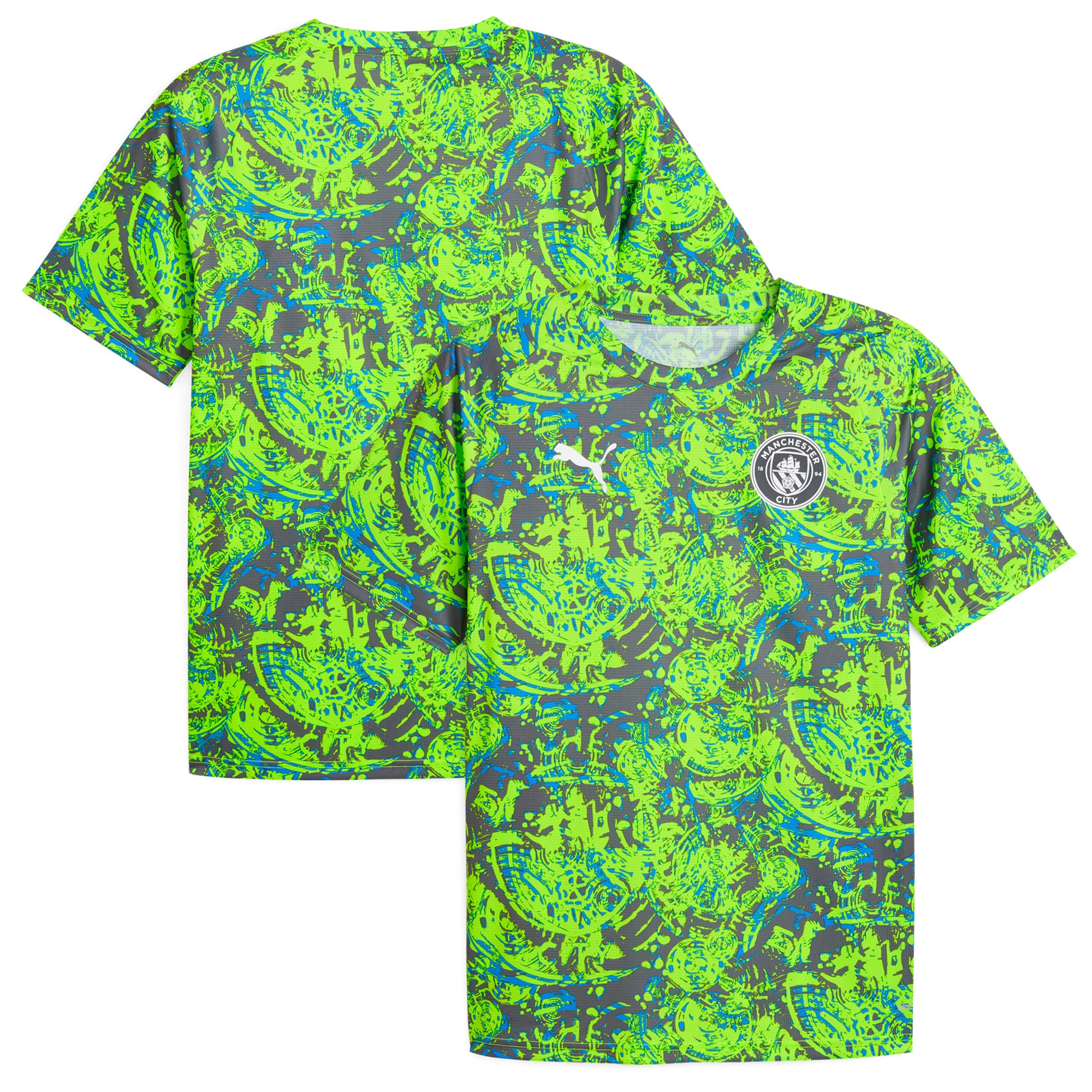 Manchester City 2025/26 Pre Match Training Jersey Green