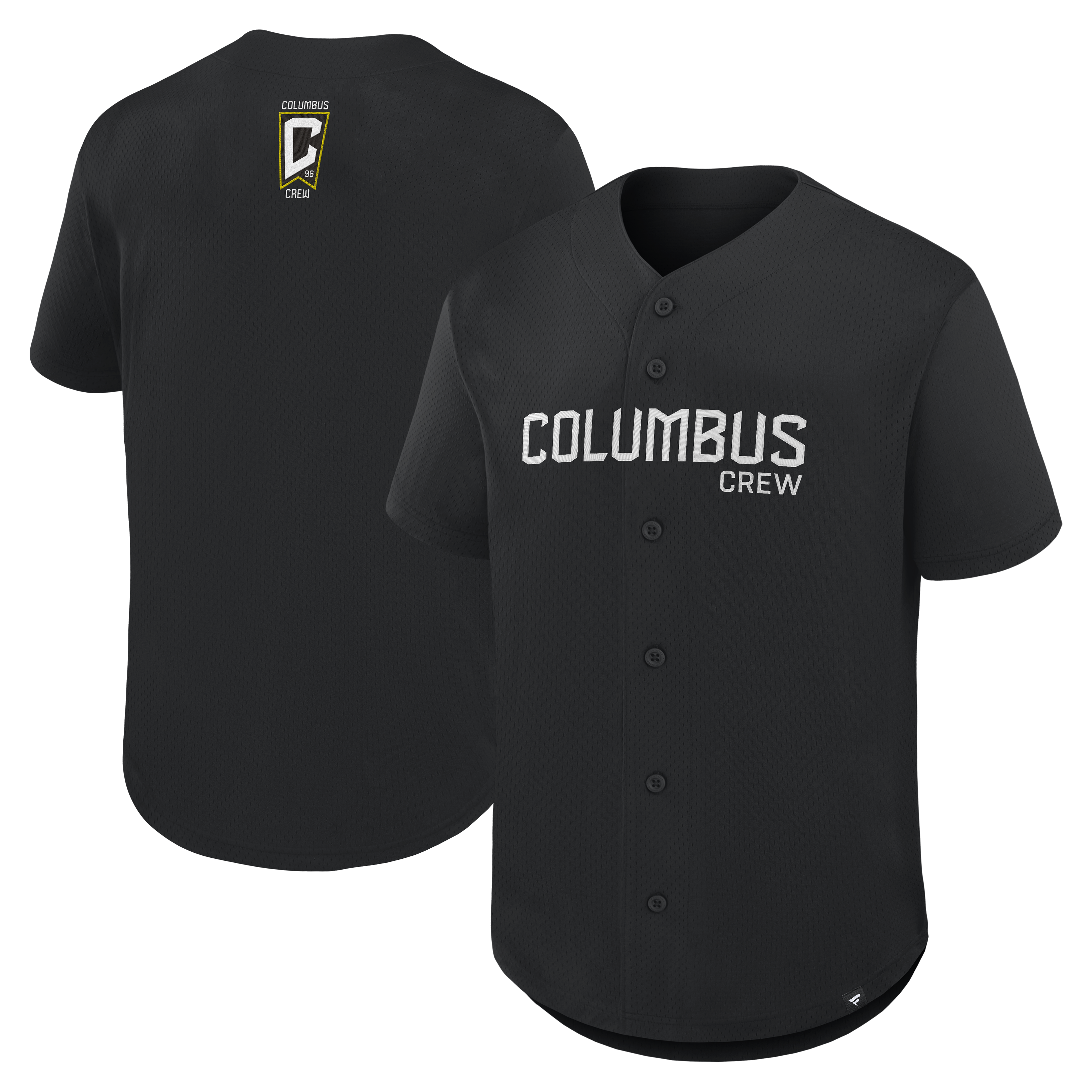 Columbus Crew Maximum Intensity Button Up Jersey Black