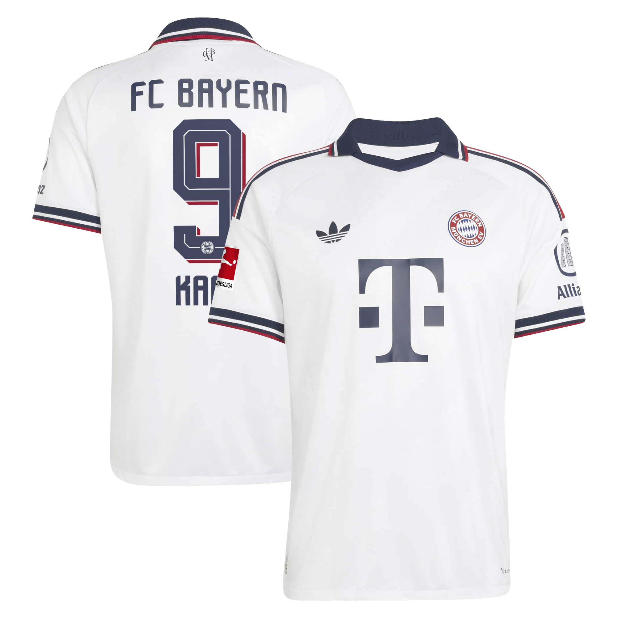 Harry Kane Bayern Munich 2026/27 Away On Field Jersey White