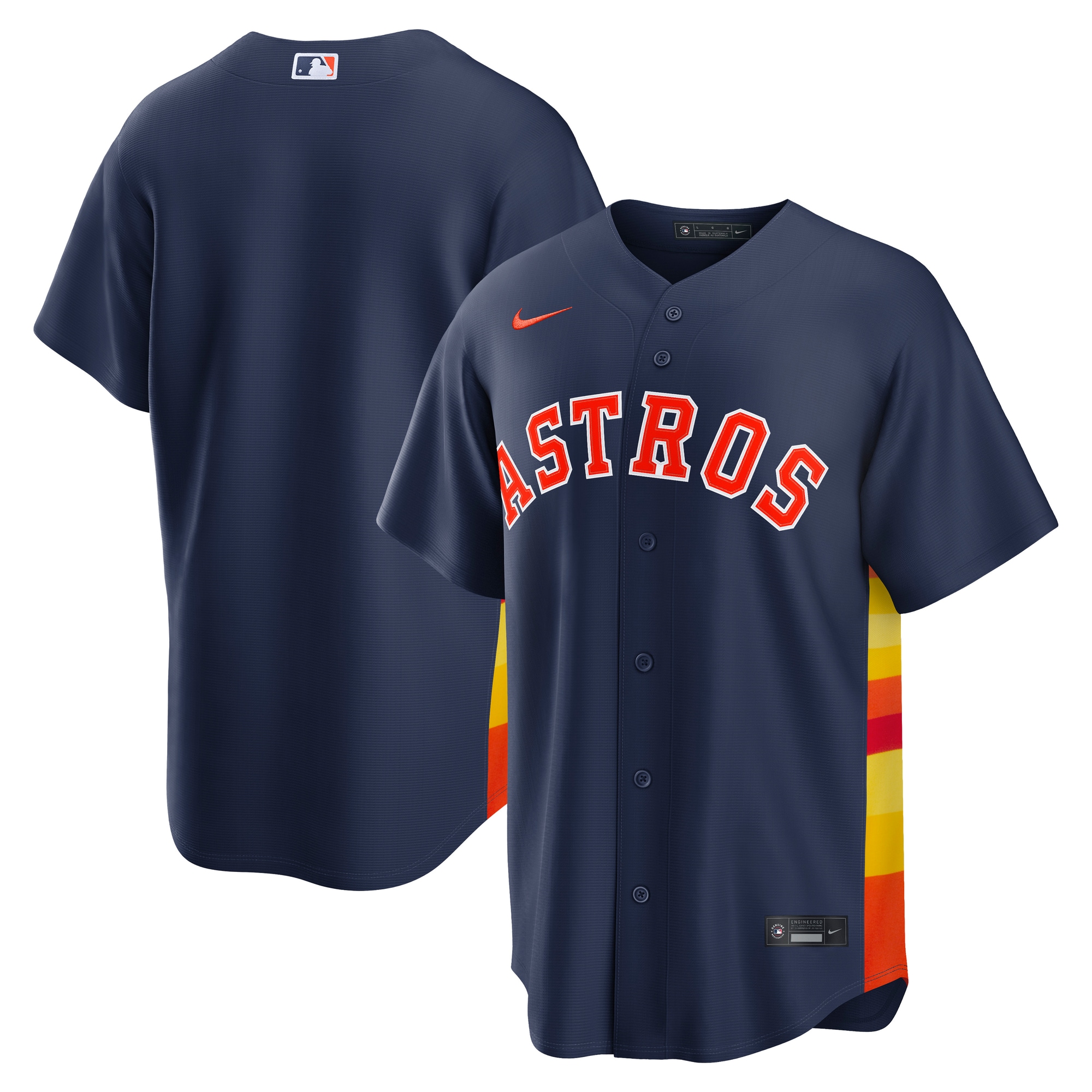 Houston Astros Alternate Replica Jersey Navy