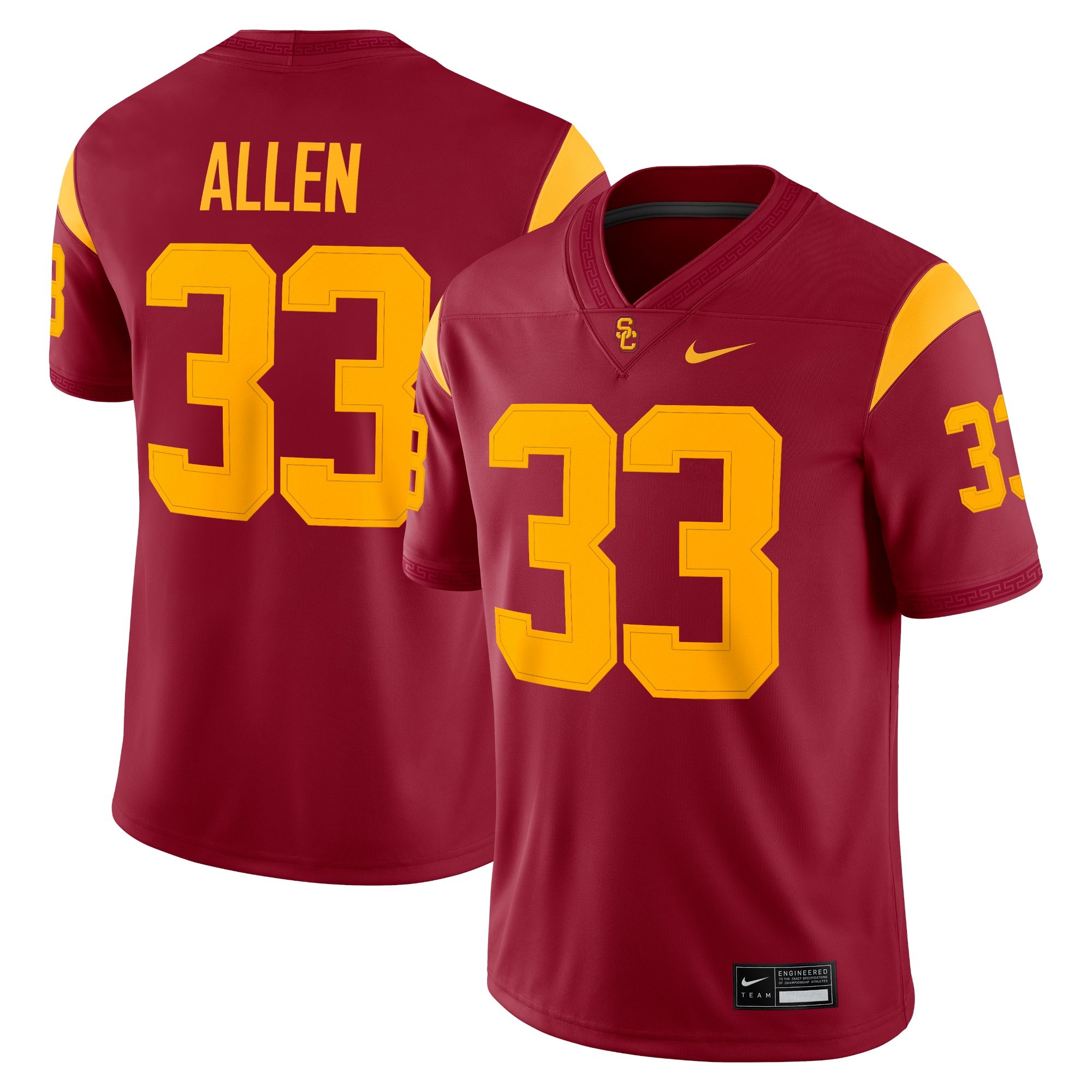Marcus Allen Usc Trojans Alumni Game Jersey Cardinal