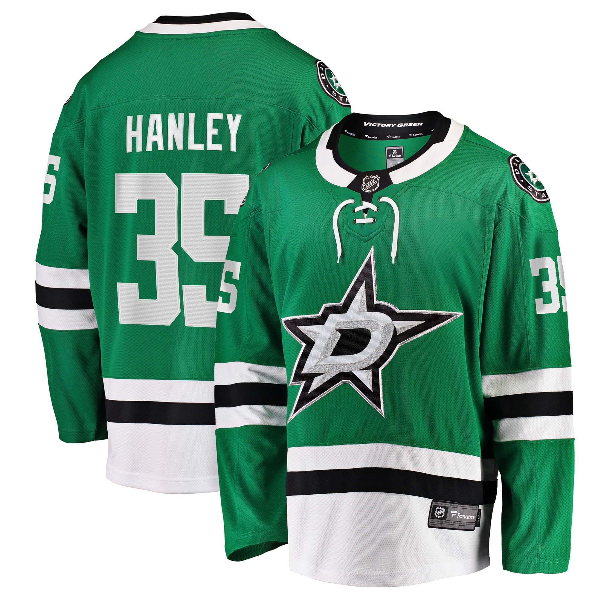Joel Hanley Dallas Stars Breakaway Player Jersey Kelly Green