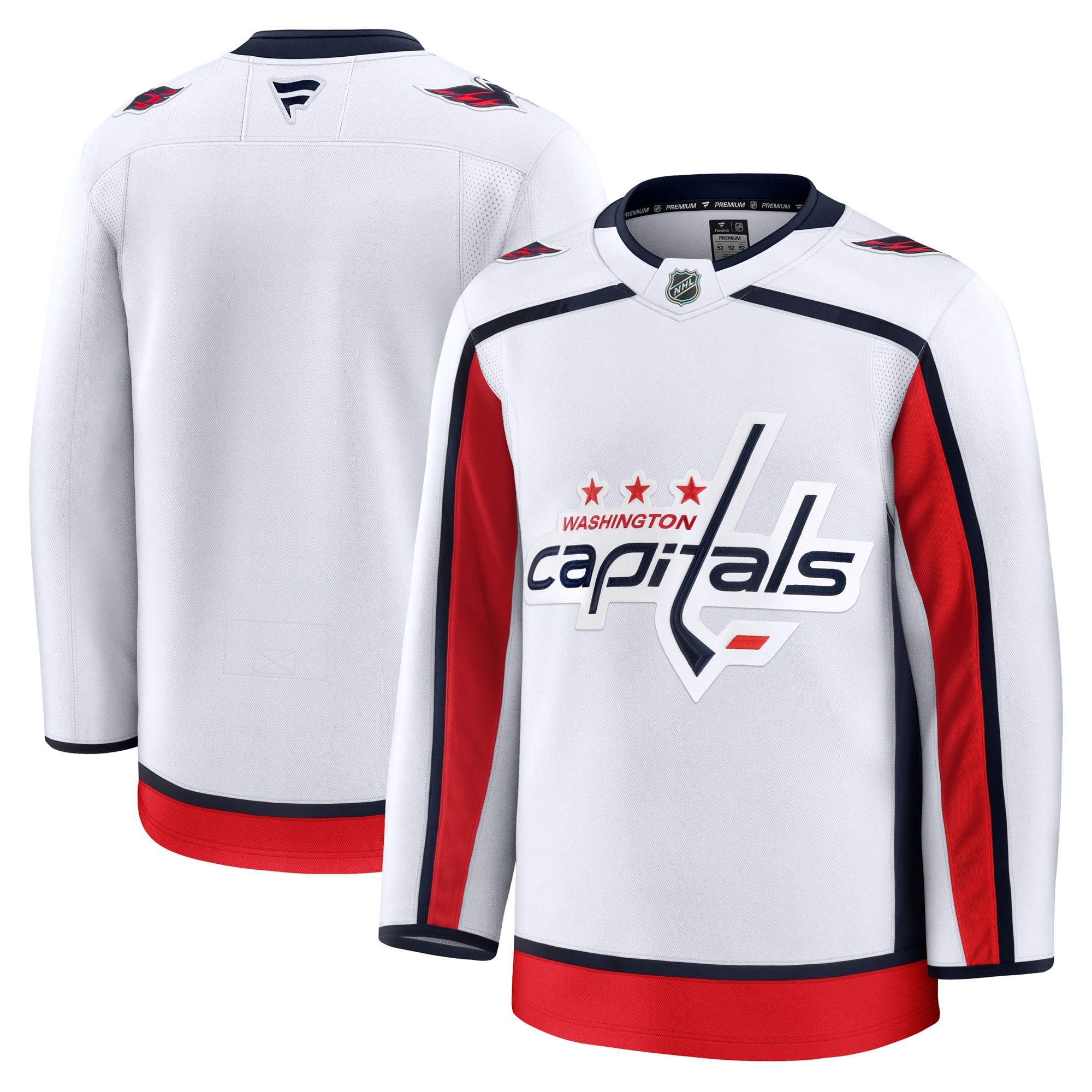 Washington Capitals Women S Away Premium Jersey White Women