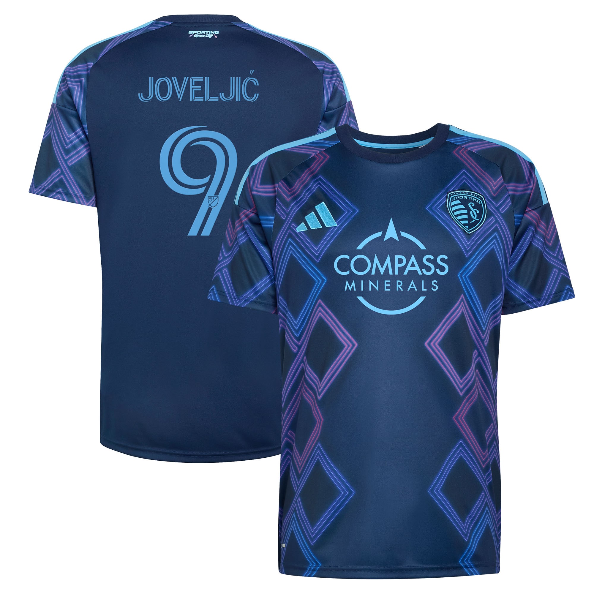 Dejan Joveljic Sporting Kansas City 2026 The 18th Vine Kit Replica Jersey Blue
