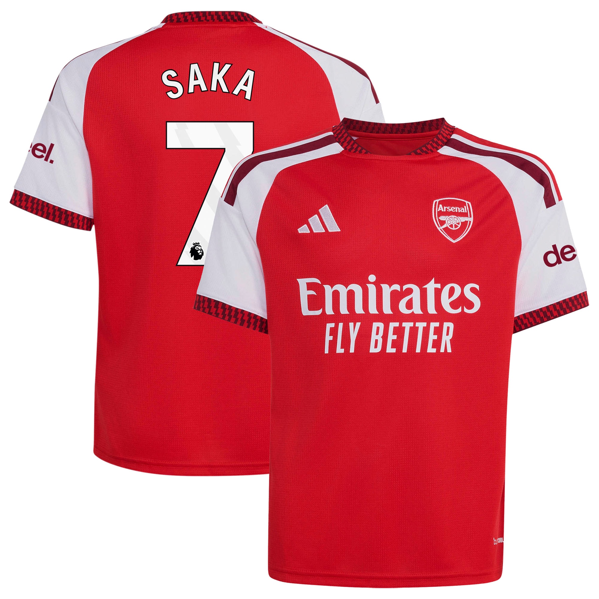 Bukayo Saka Arsenal 2026/27 Home Replica Jersey Red Men
