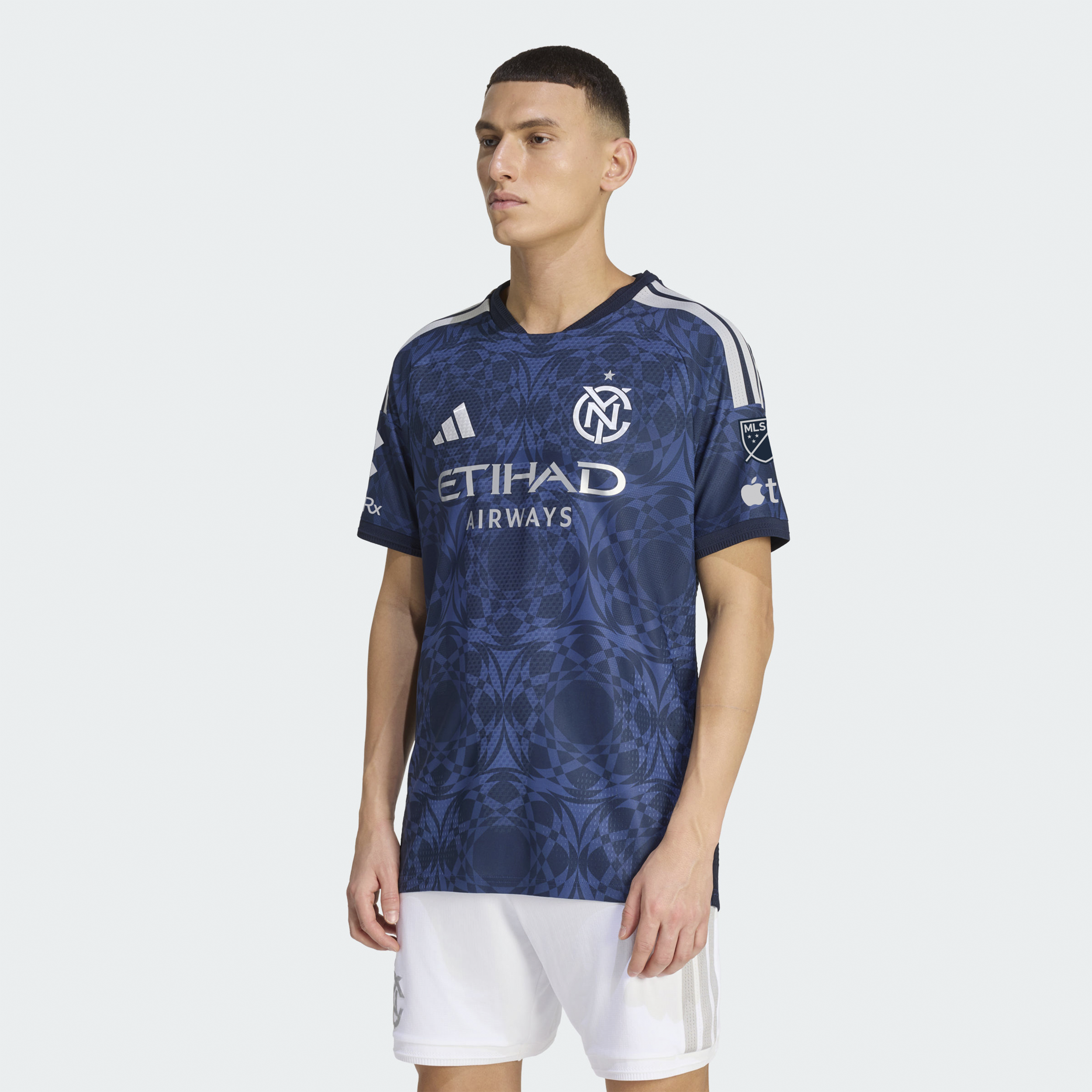 New York City Fc 2026 The All Nations Kit On Field Patch Jersey Blue