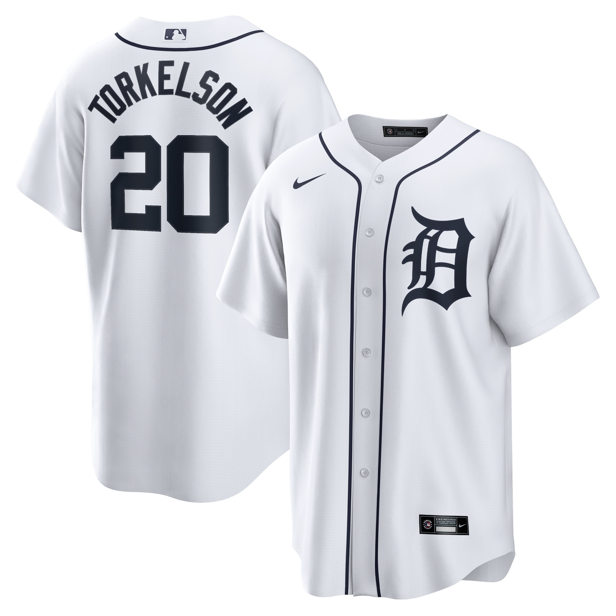 Spencer Torkelson Detroit Tigers Home Replica Jersey White
