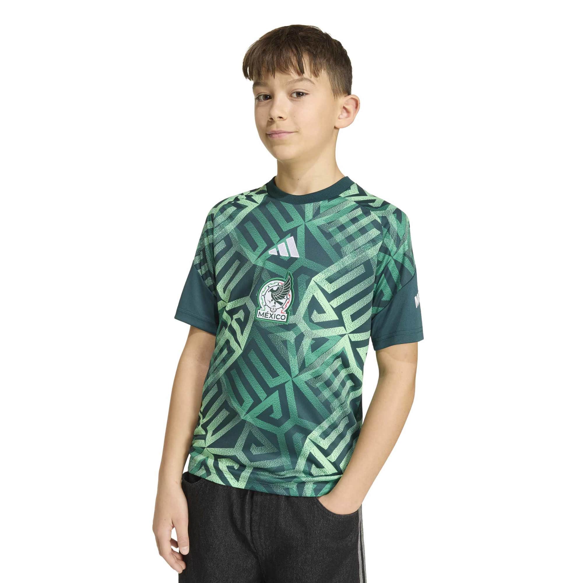 Mexico National Team Youth 2026 Pre Match Top Green