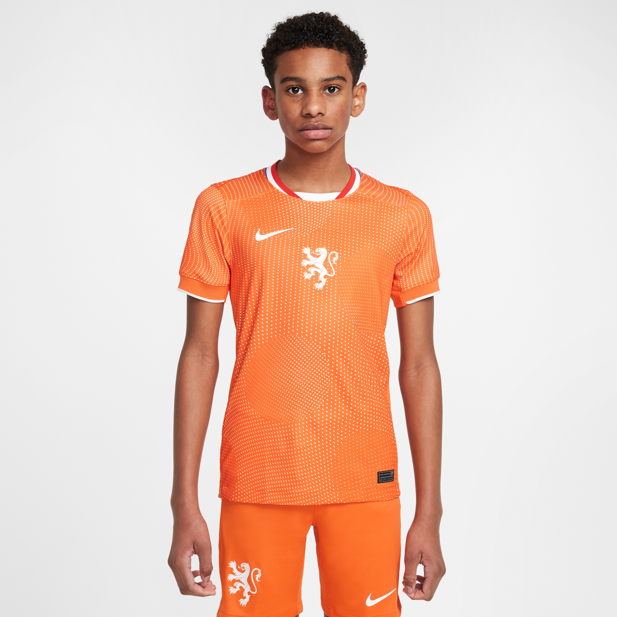 Netherlands National Team 2025/26 Home Replica Jersey Orange Men