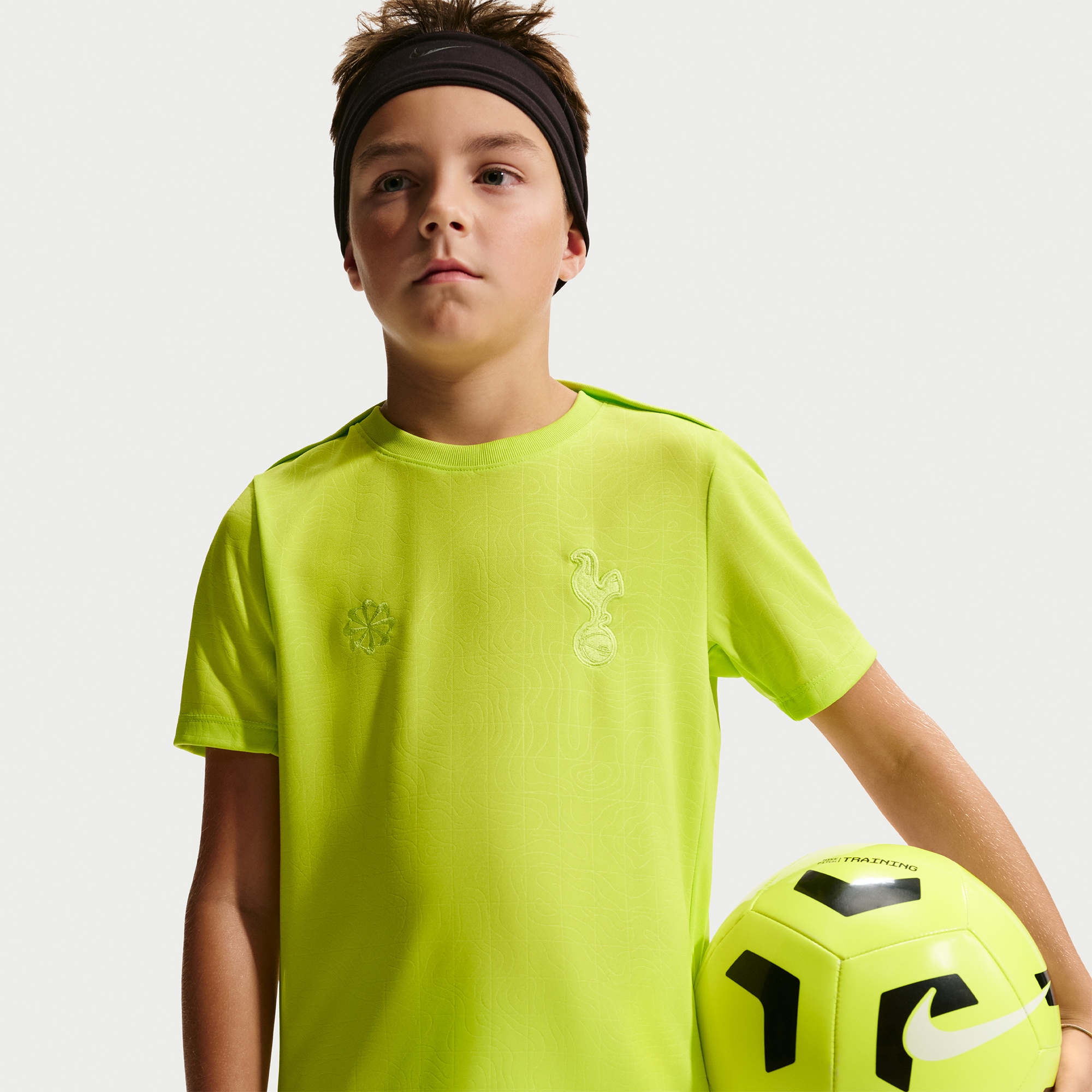Tottenham Hotspur 2025/26 Academy Pro Pre Match Top Neon Green Men