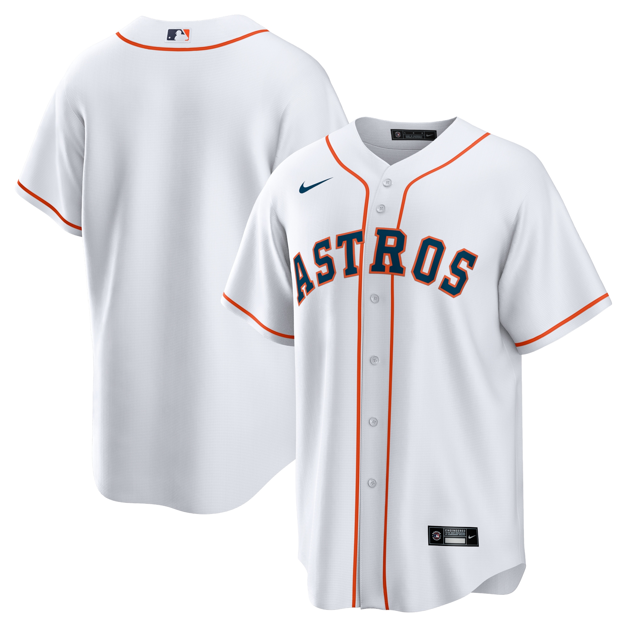 Houston Astros Home Replica Team Jersey White