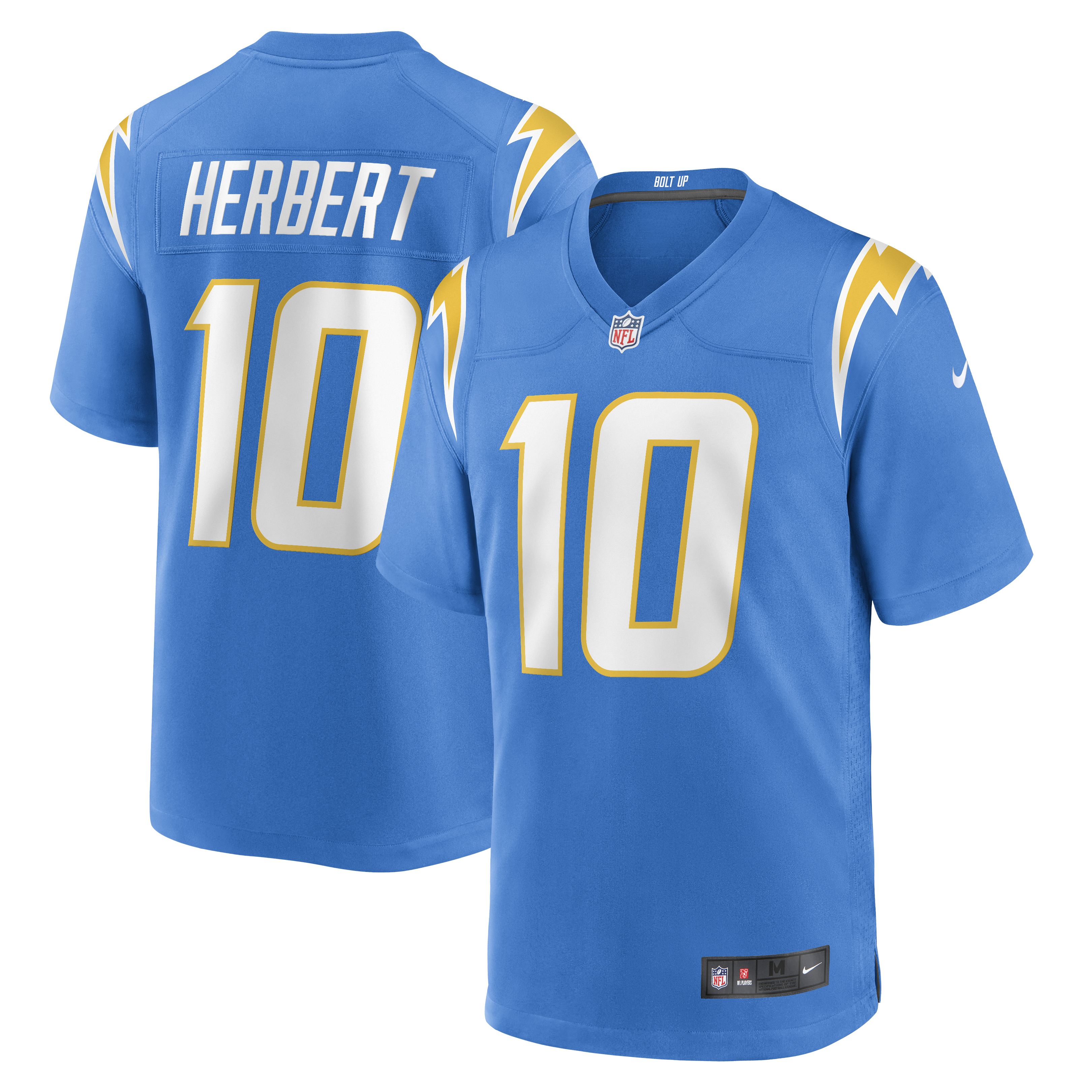 Justin Herbert Los Angeles Chargers Youth Player Game Jersey Powder Blue Youth
