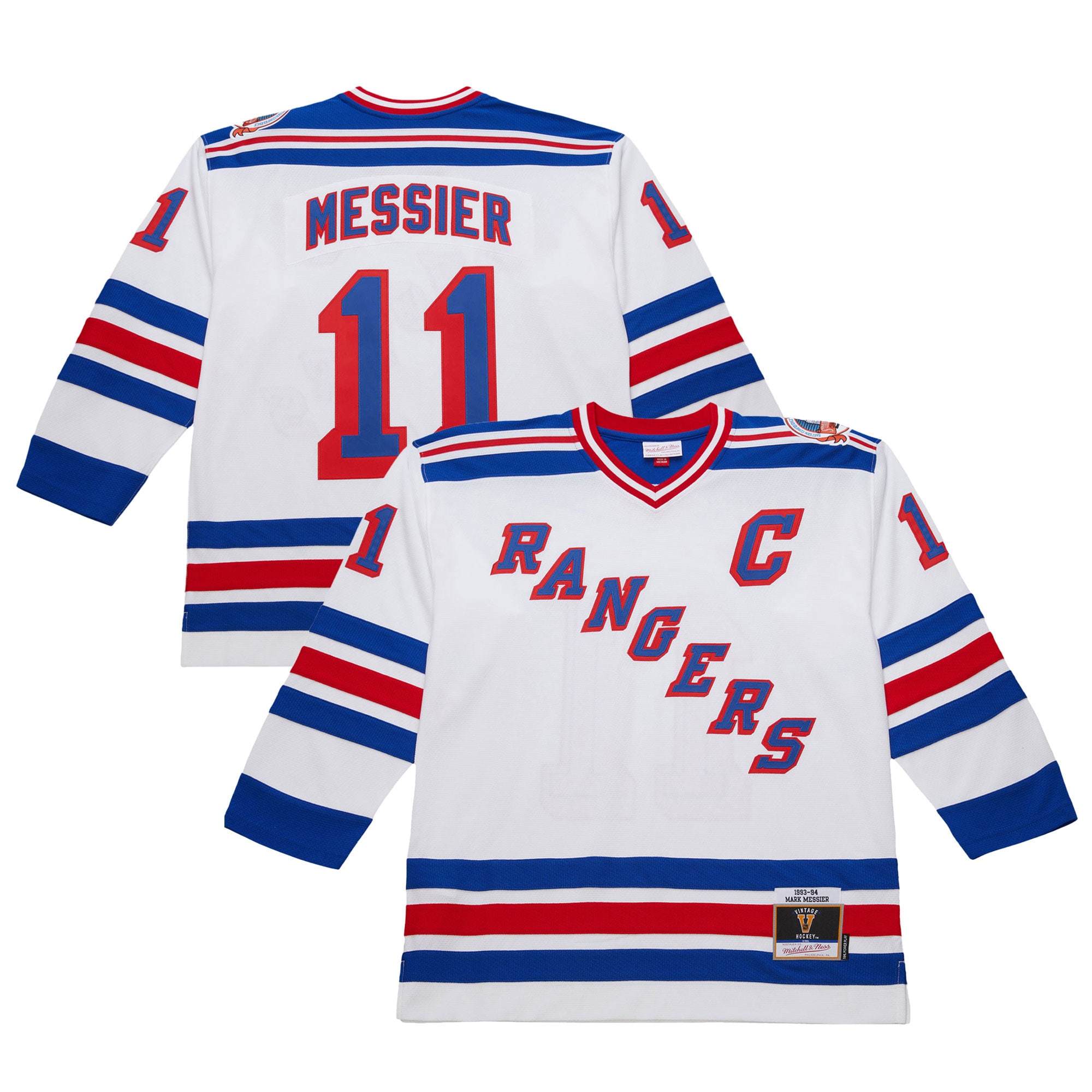Mark Messier New York Rangers 1993/94 Power Play Jersey White