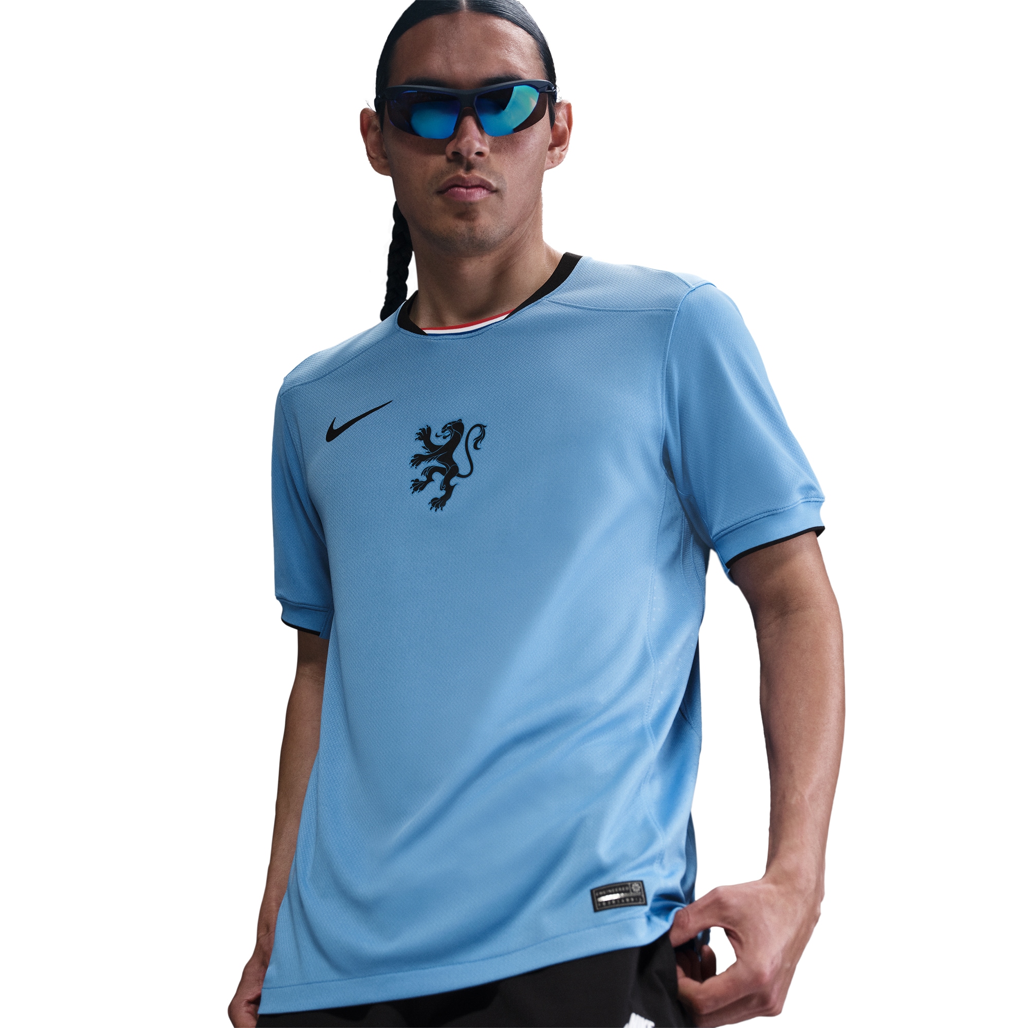 Netherlands National Team 2025/26 Away Replica Jersey Blue Men