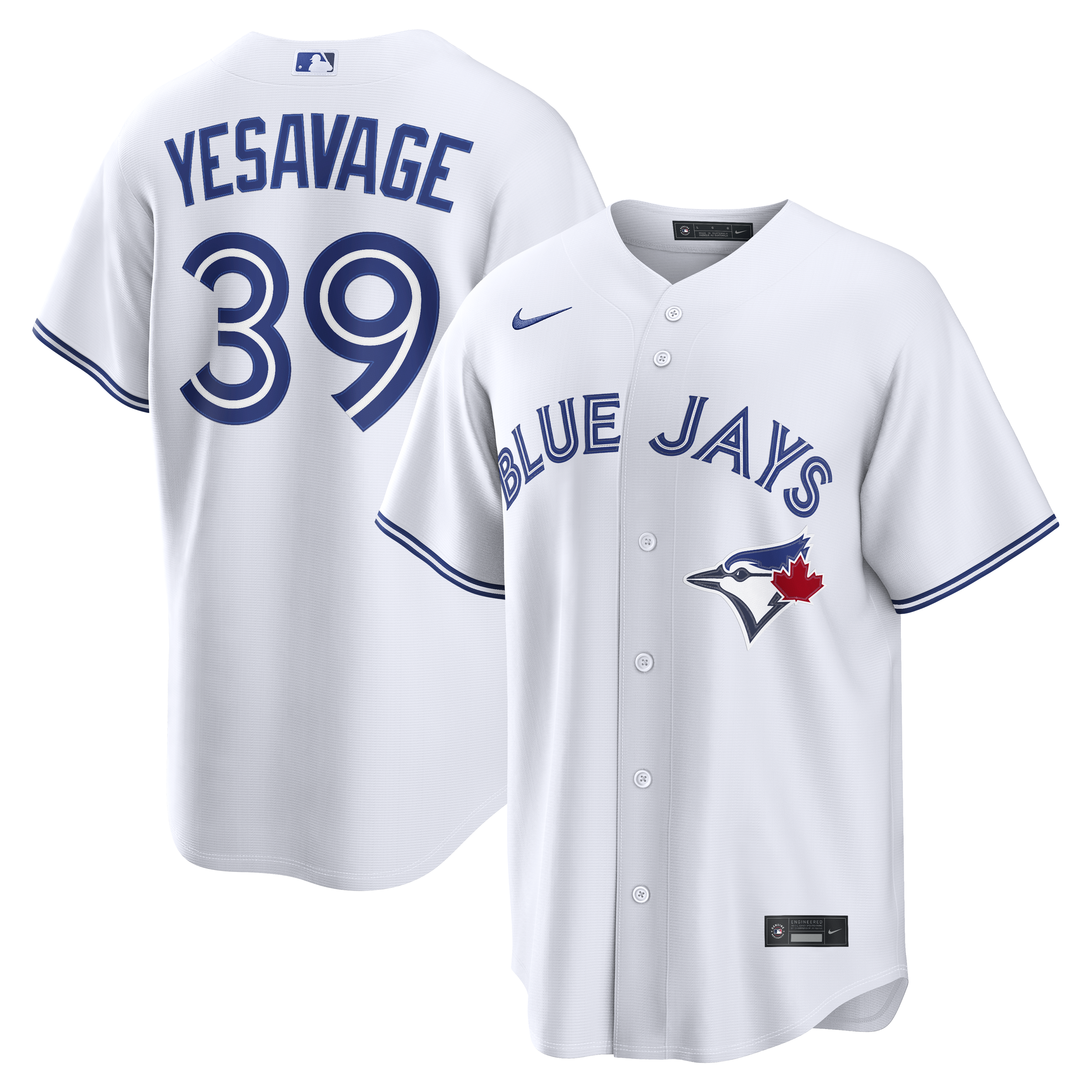 Trey Yesavage Toronto Blue Jays Home Replica Jersey White