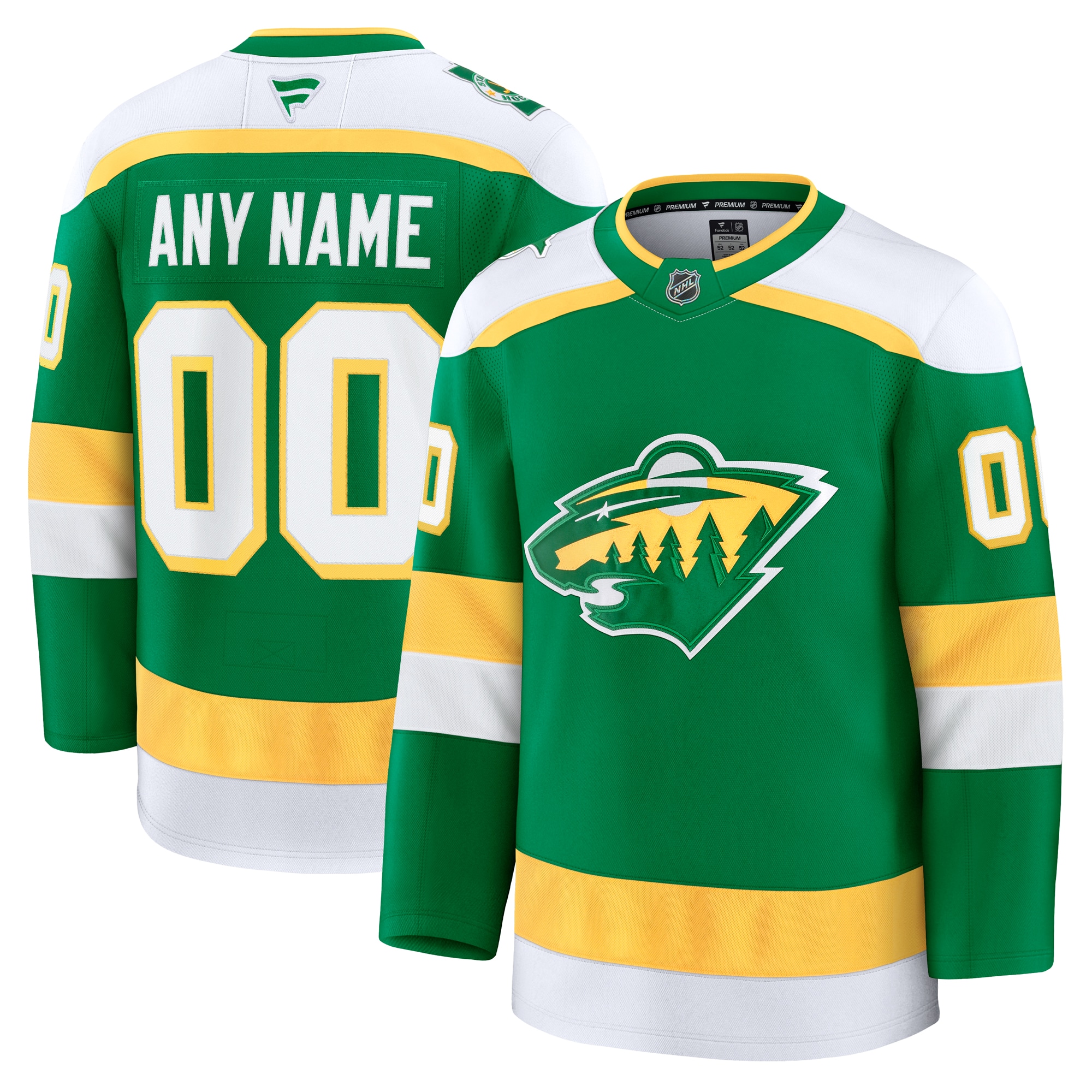 Minnesota Wild Women S Alternate Premium Custom Jersey Green Women