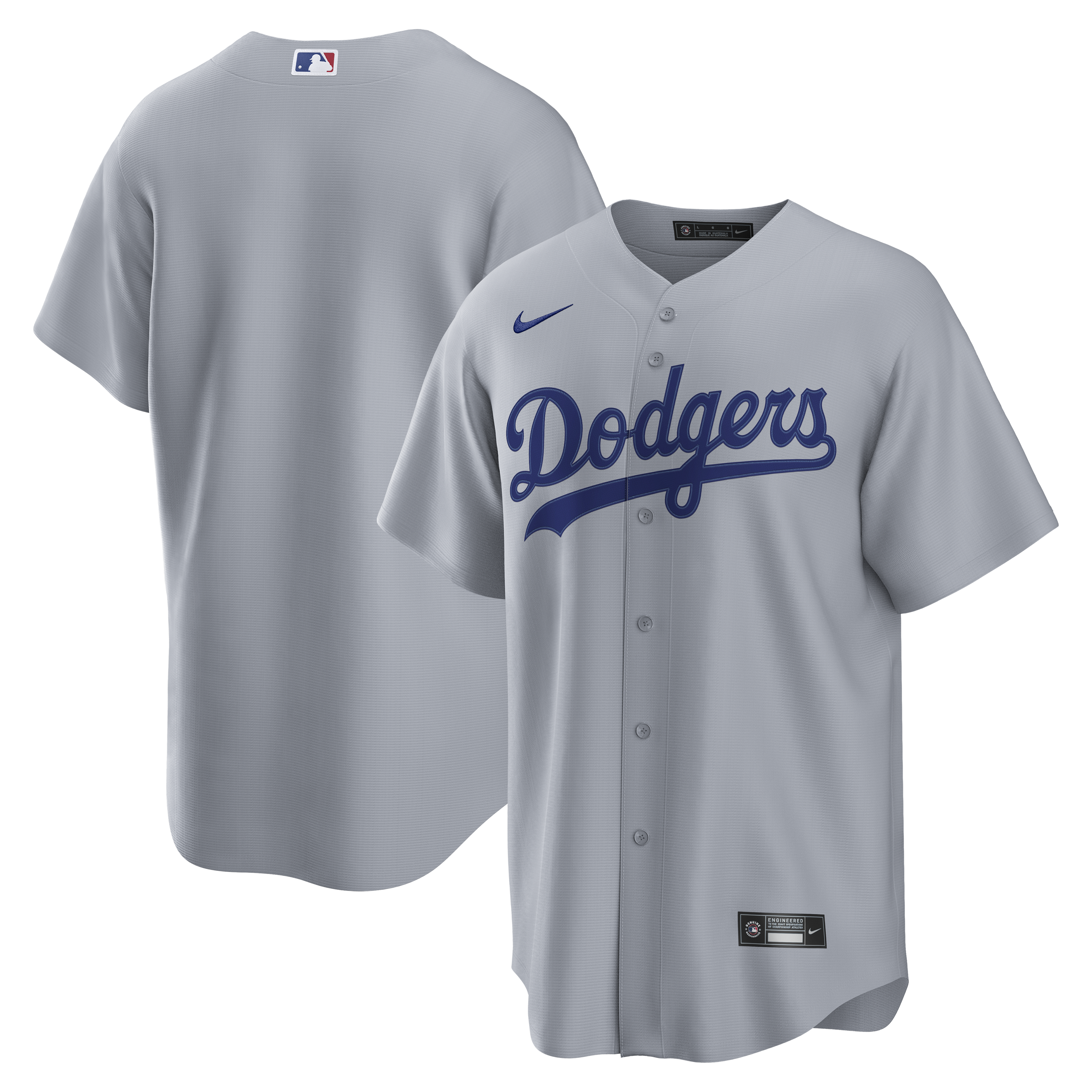 Los Angeles Dodgers Road Replica Jersey Gray