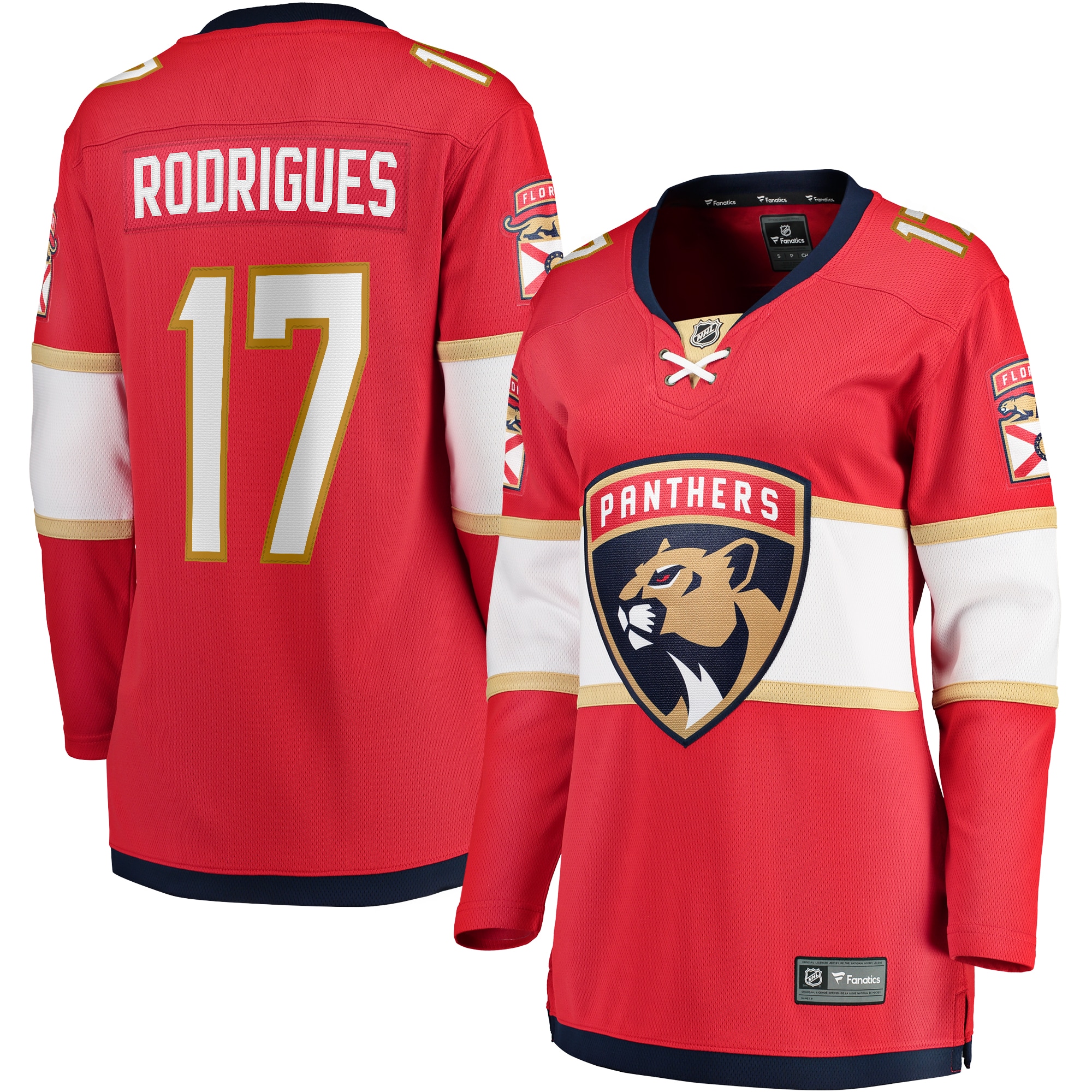 Evan Rodrigues Florida Panthers Women S Home Breakaway Player Jersey Red