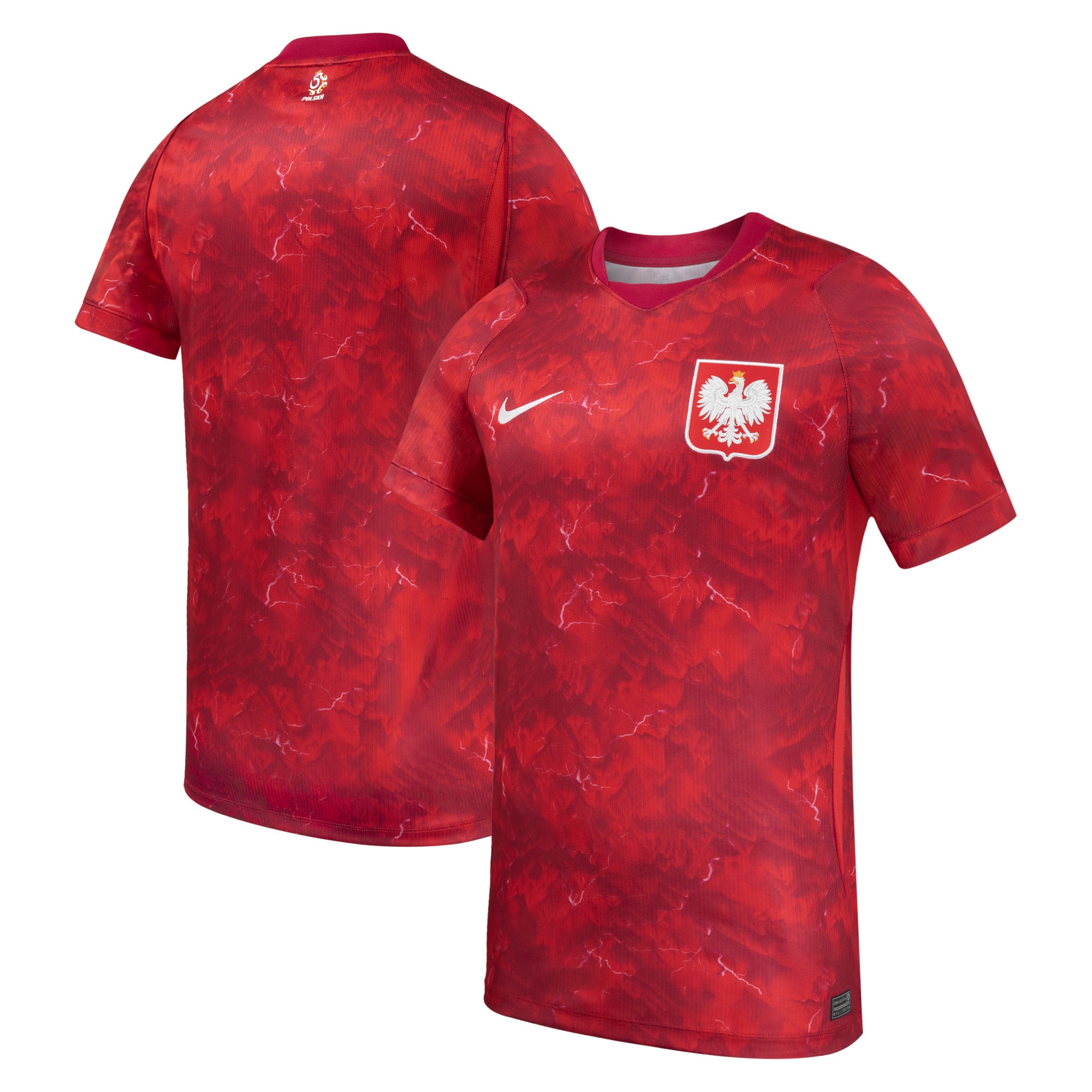 Poland National Team 2026 Away Stadium Replica Jersey Red