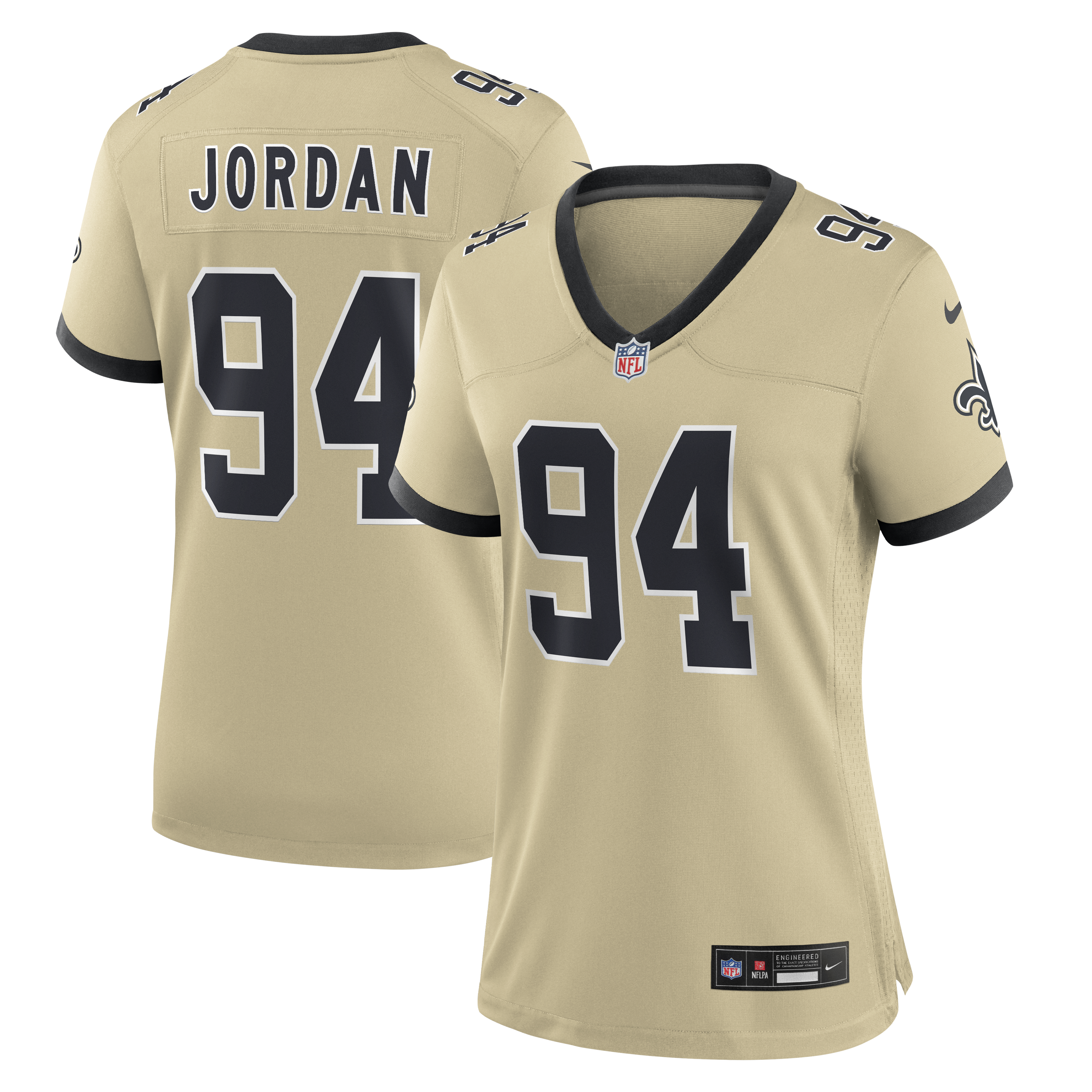 Cameron Jordan New Orleans Saints Gameday Golds Alternate Game Player Jersey Gold Men