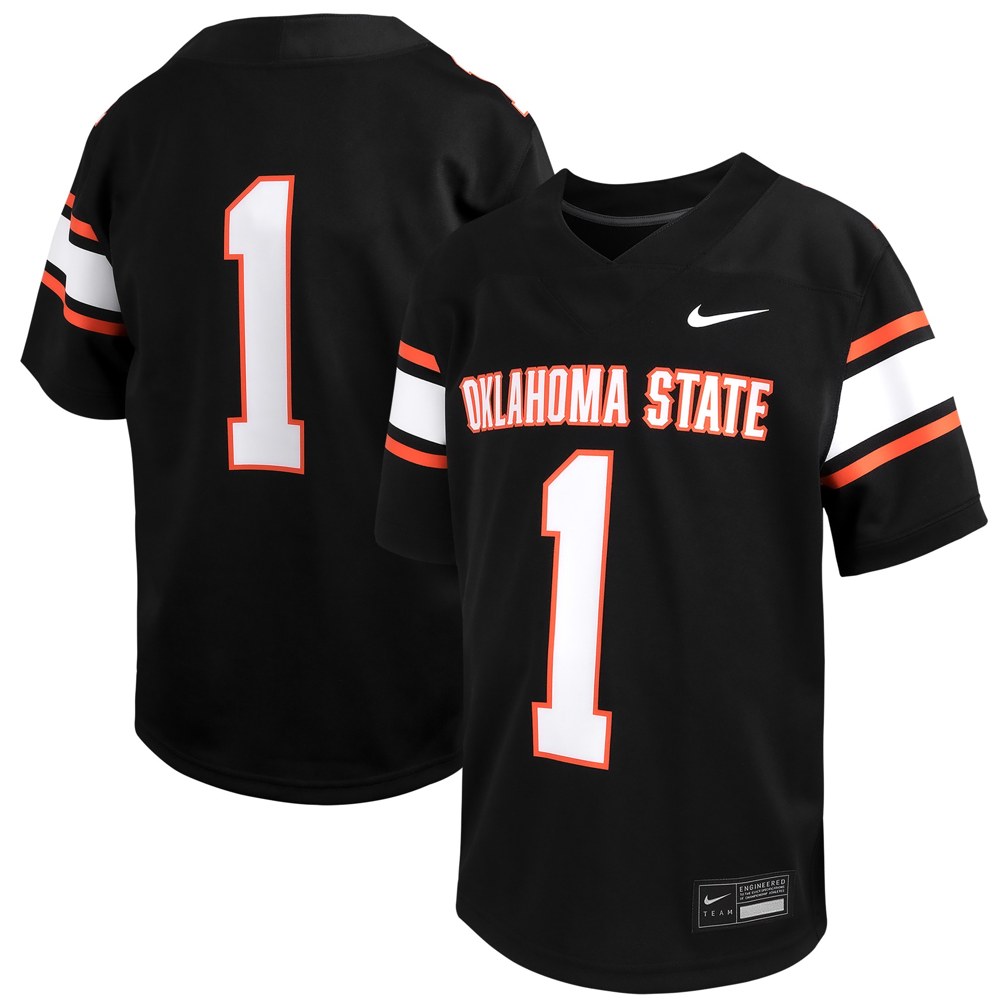 1 Oklahoma State Cowboys Toddler Untouchable Replica Game Jersey Black