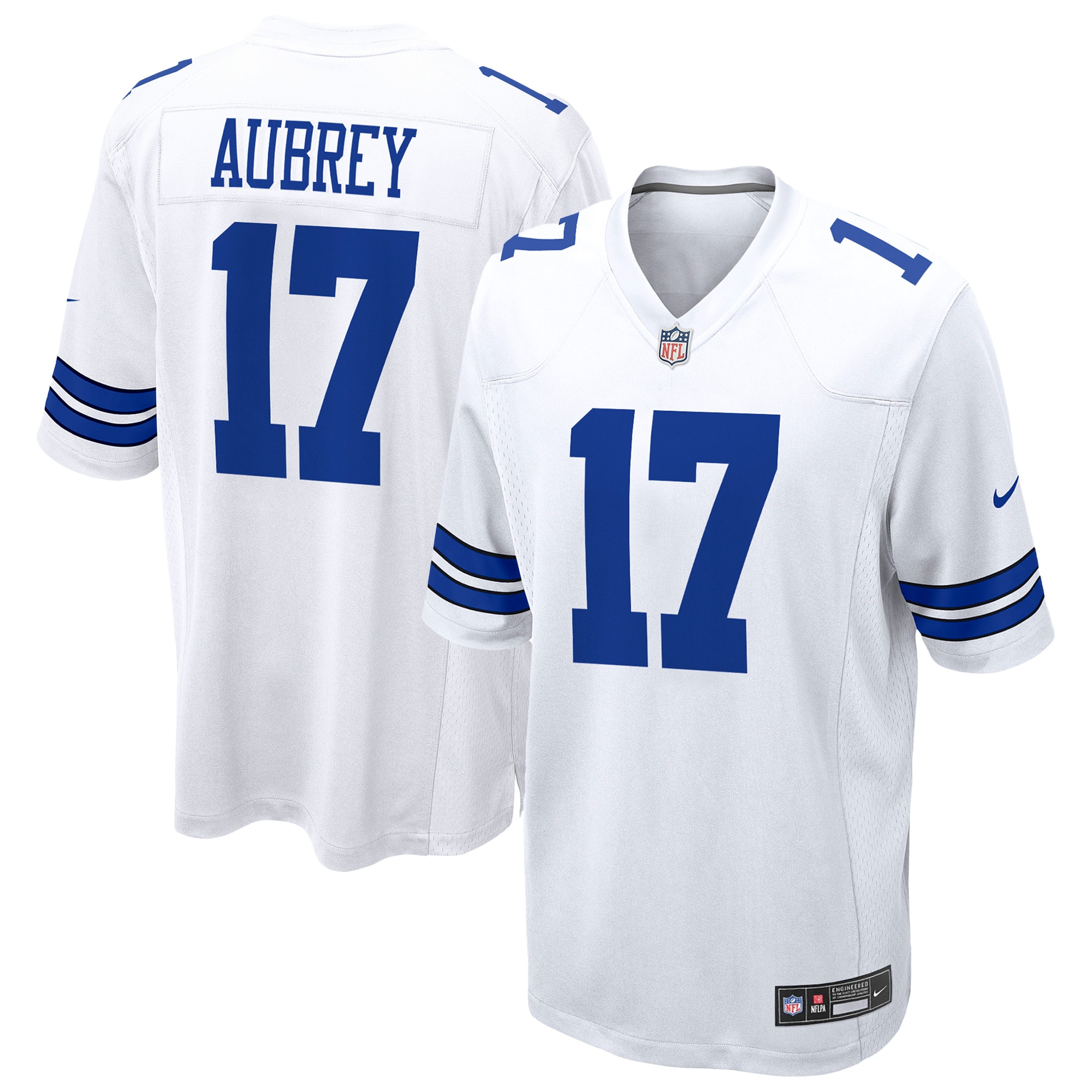 Brandon Aubrey Dallas Cowboys Game Jersey White