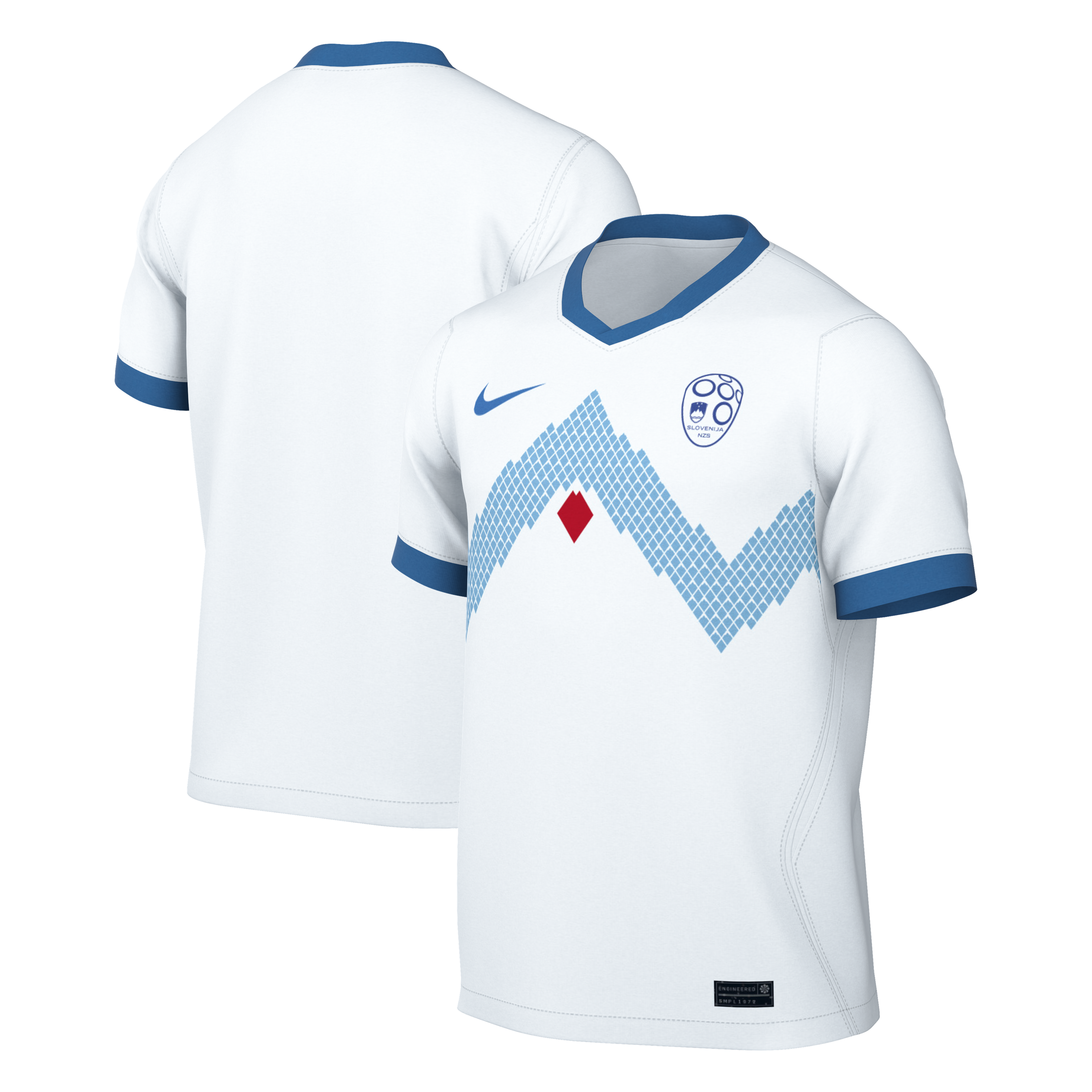 Slovenia National Team 2026 Home Stadium Replica Jersey White
