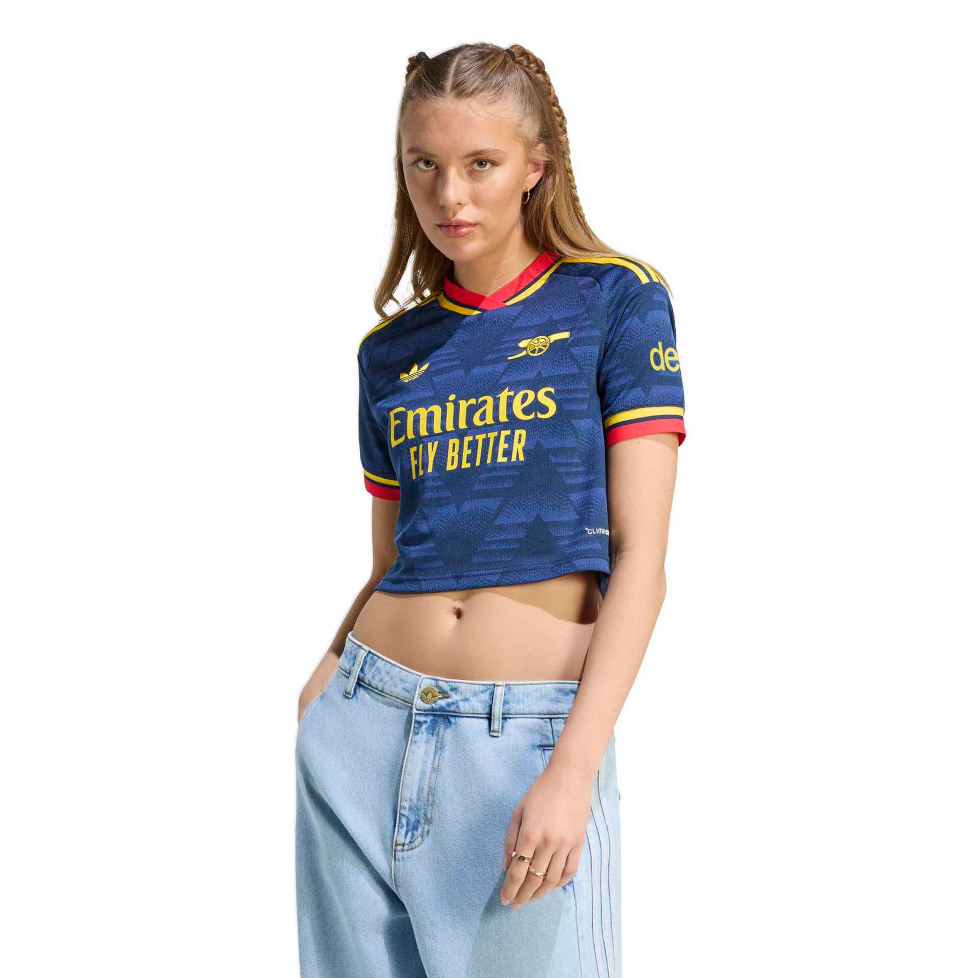 Arsenal 2026/27 Away Cropped Replica Jersey Navy Men