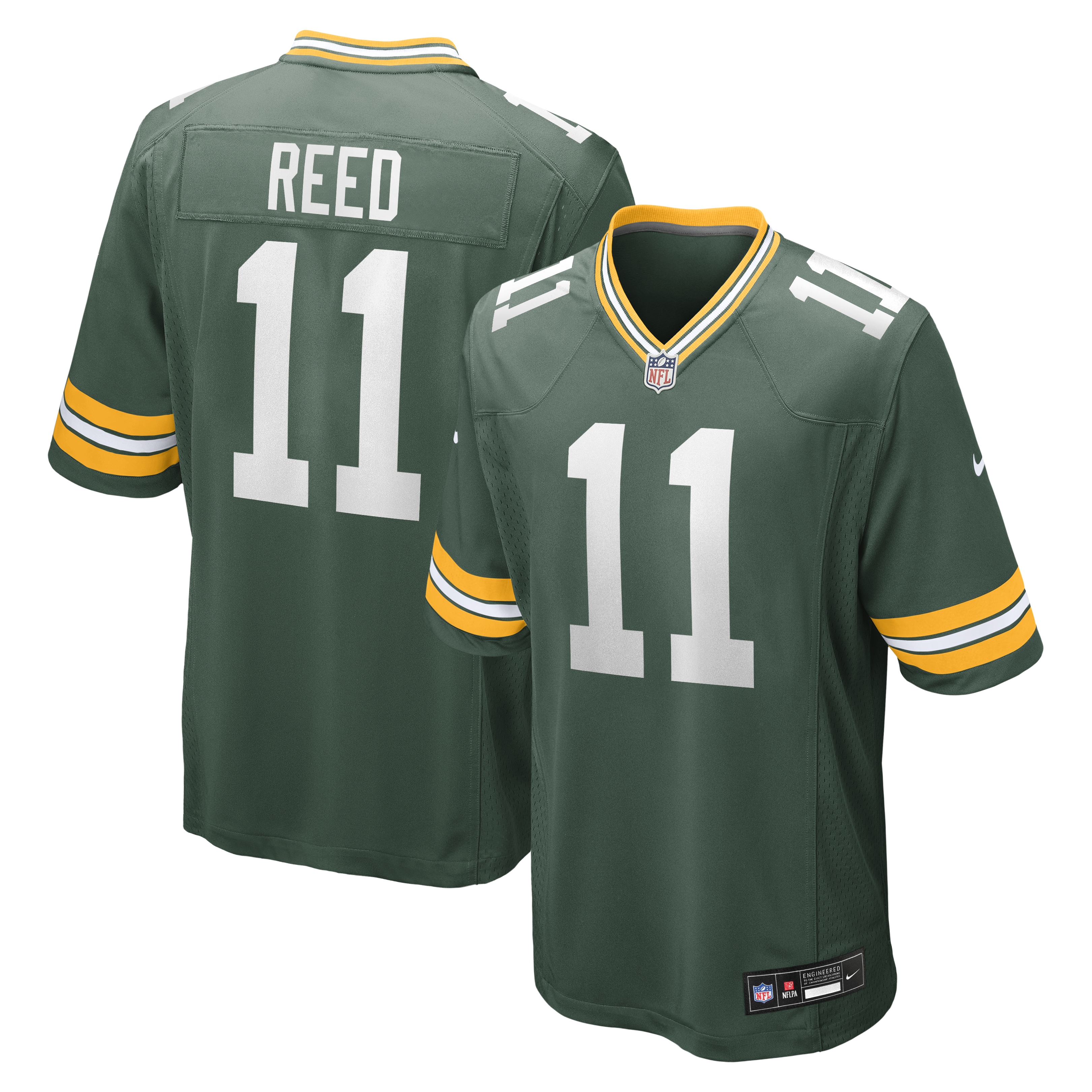 Jayden Reed Green Bay Packers Game Jersey Green