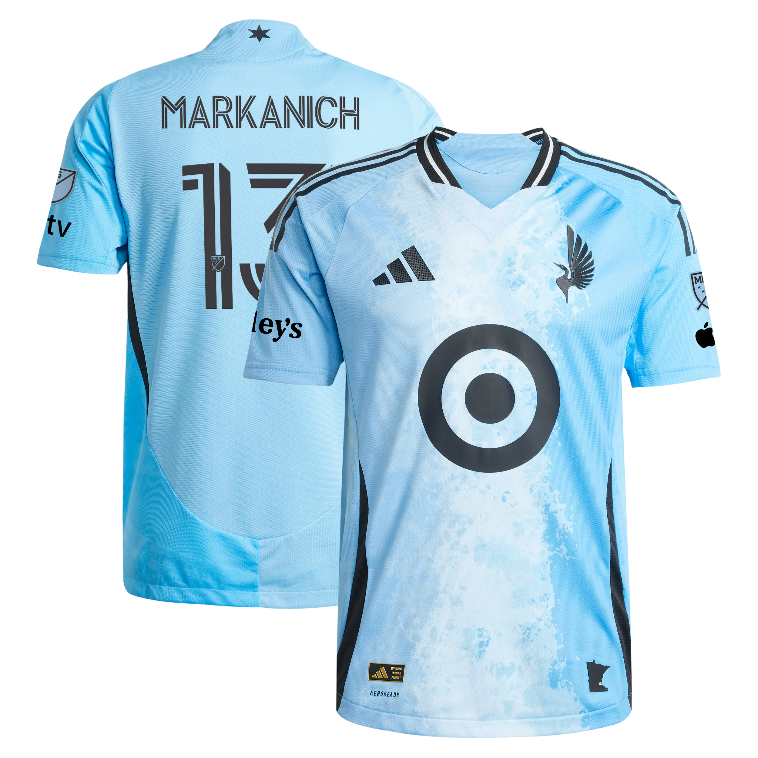 Anthony Markanich Minnesota United Fc 2025 Convergence On Field Jersey Blue