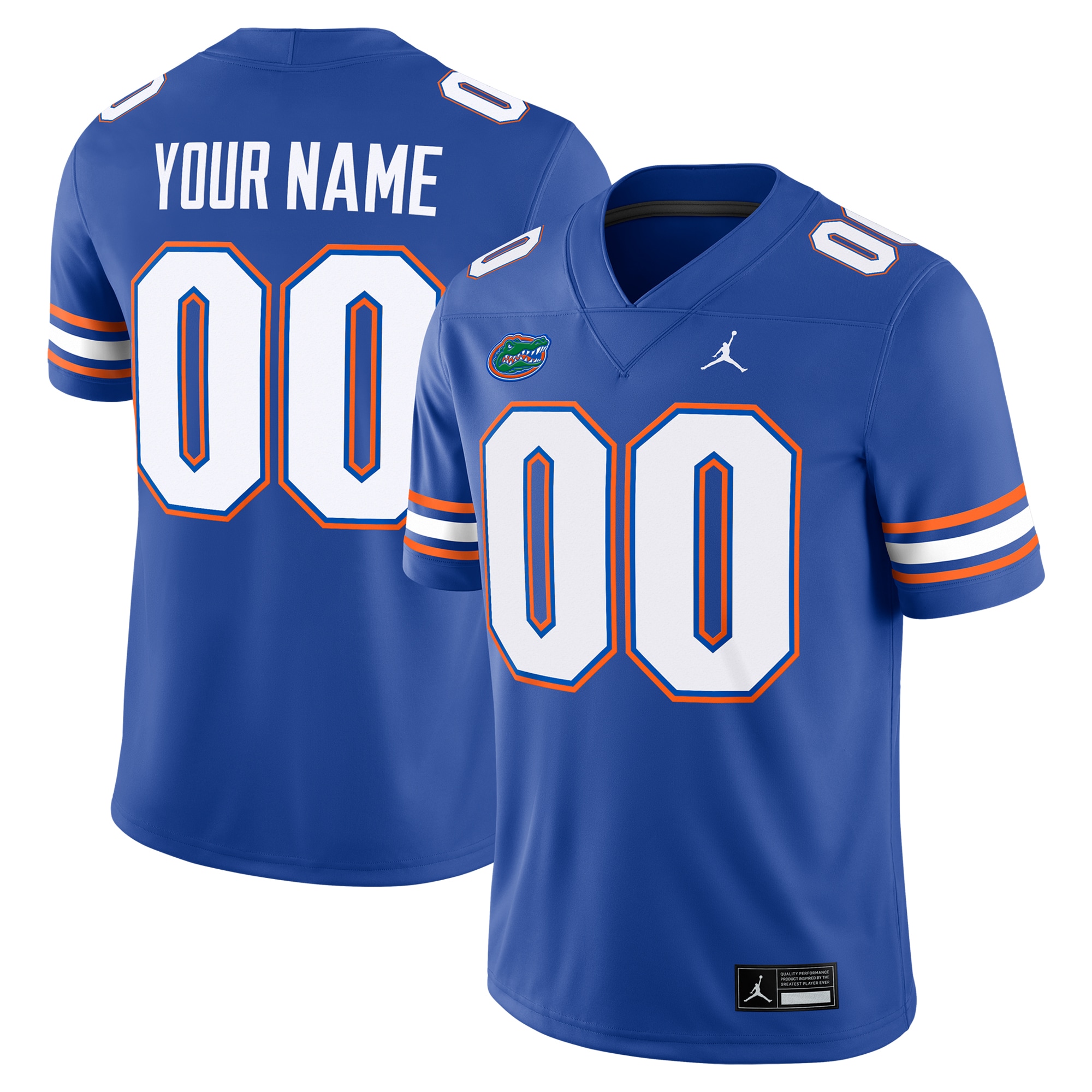Florida Gators Jordan Brand Custom Game Jersey Royal