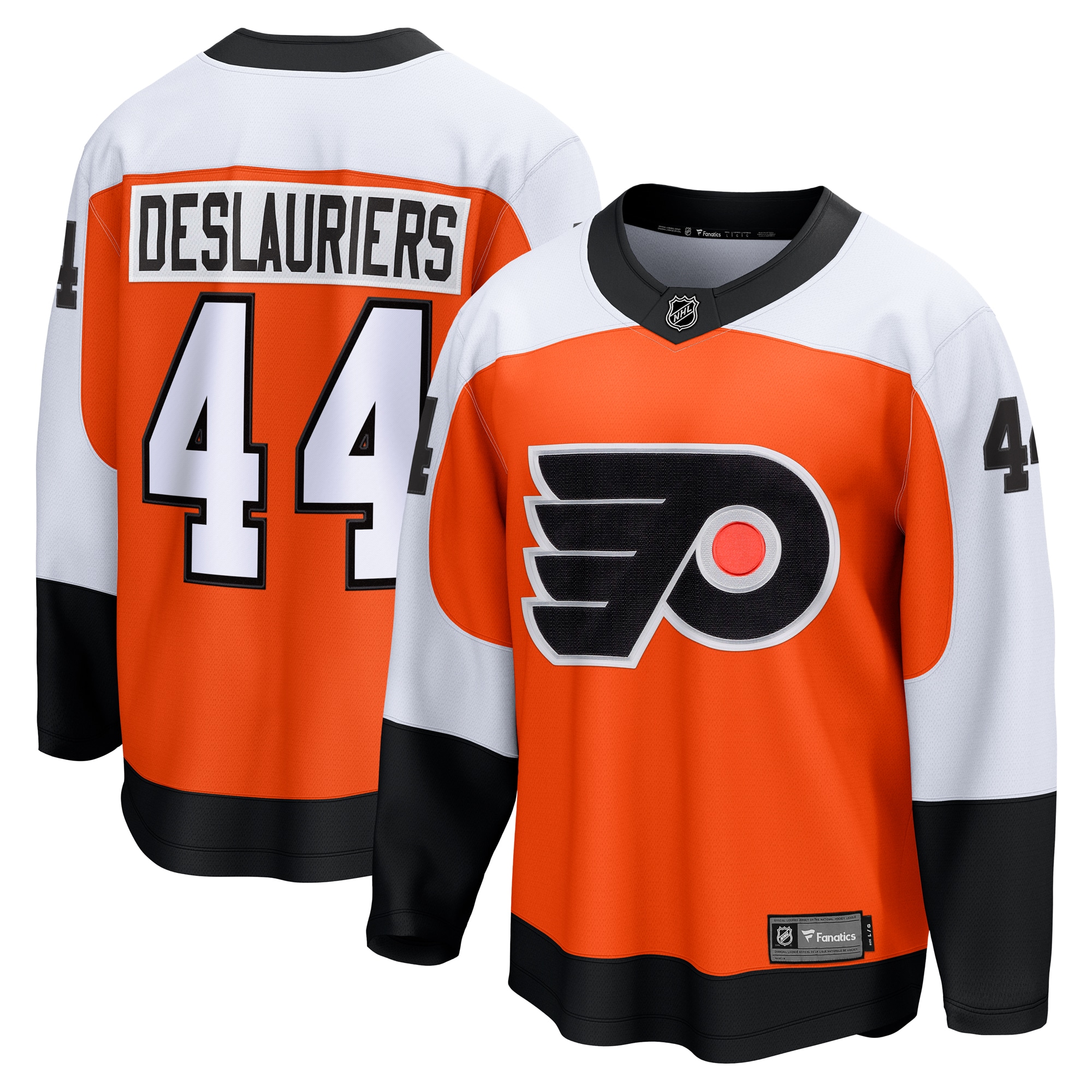 Nicolas Deslauriers Philadelphia Flyers Home Breakaway Jersey Orange