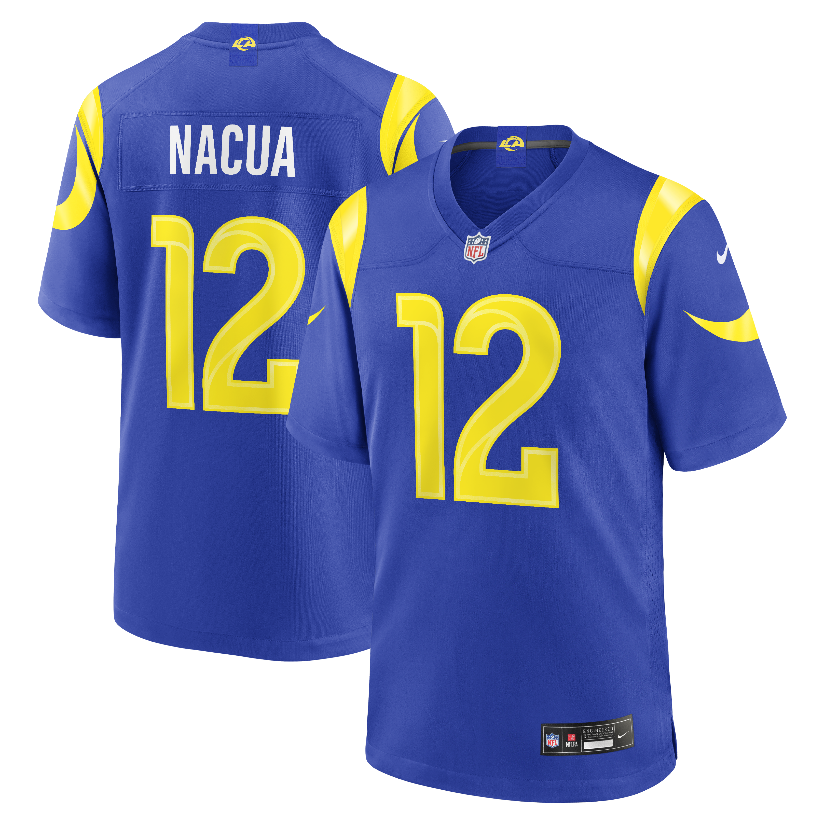 Puka Nacua Los Angeles Rams Youth Team Game Player Jersey Royal Youth
