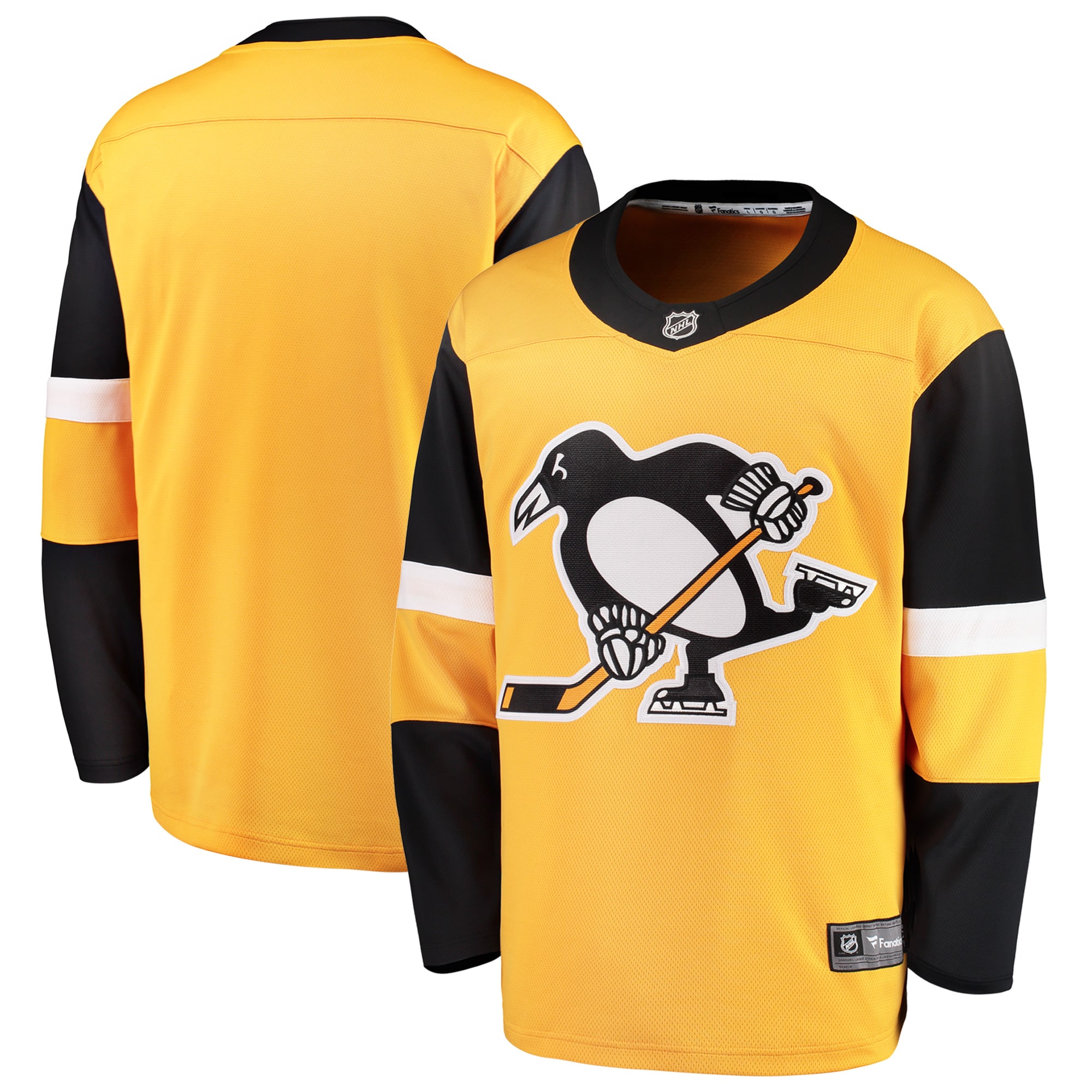 Pittsburgh Penguins Alternate Breakaway Jersey Gold