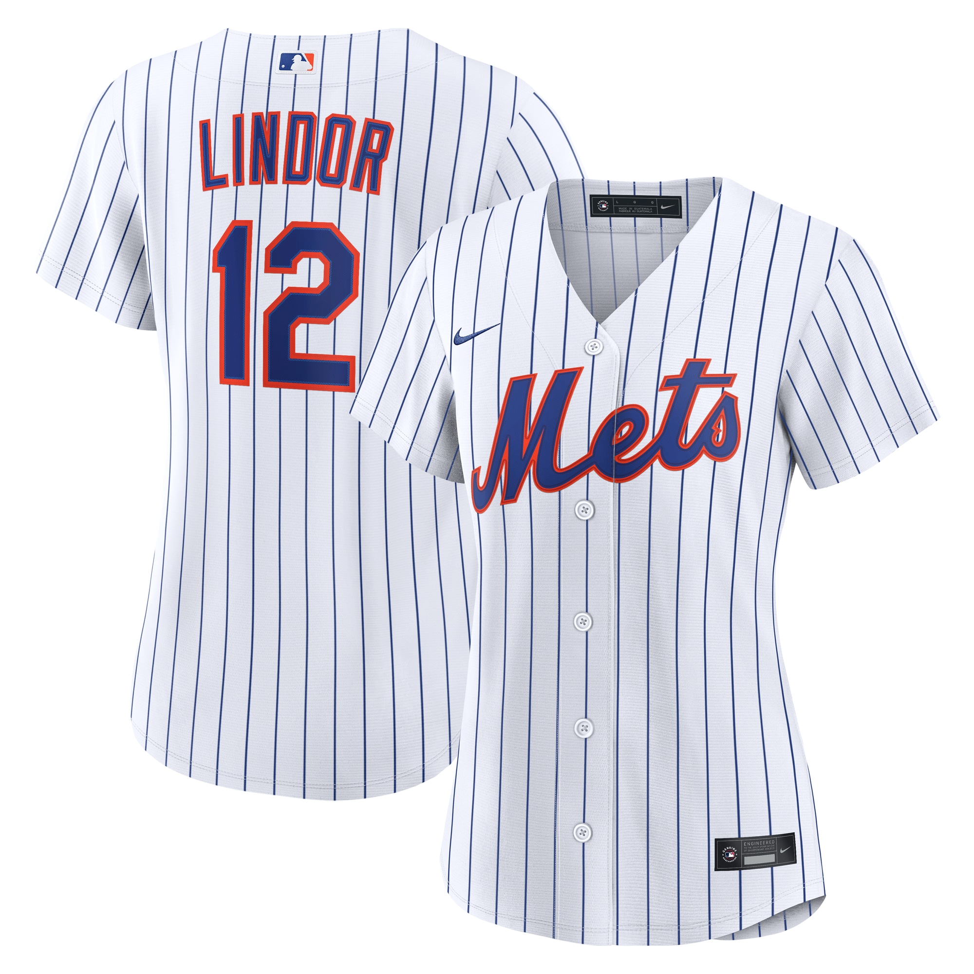 Francisco Lindor New York Mets Women S Home Replica Jersey White